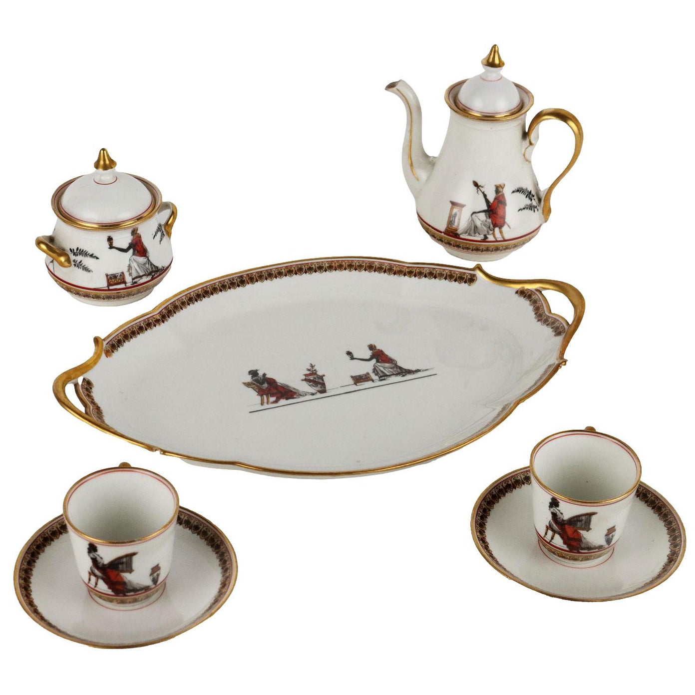 Service de table en porcelaine de Ginori - Italie vers 1880 en vente