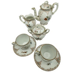 Porcelain Tete a Tete service, 19th century