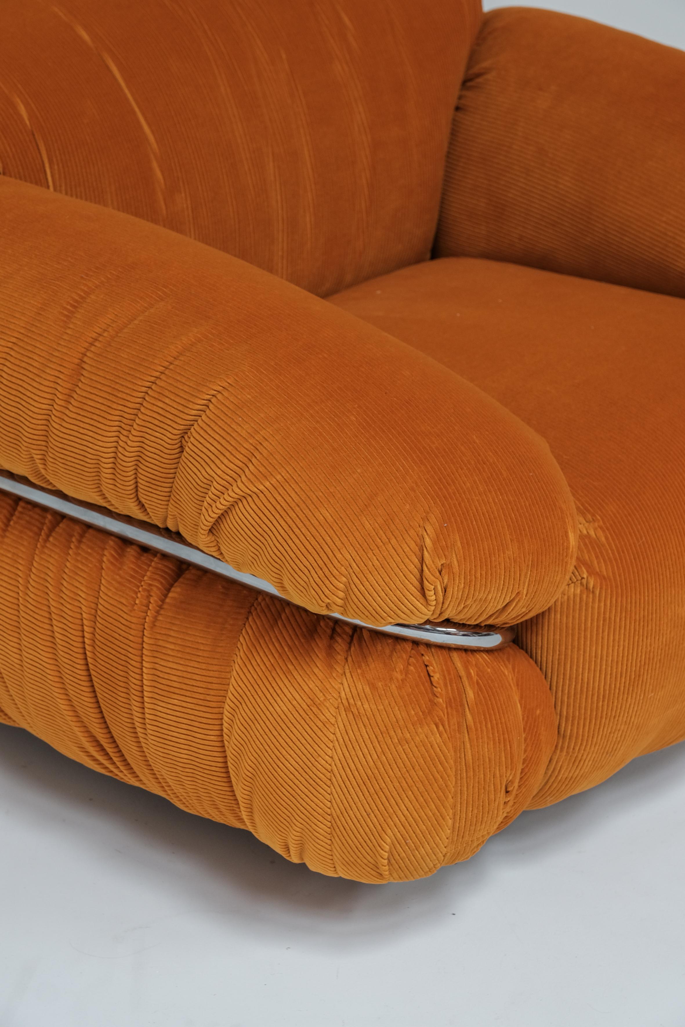 20th Century Sesann 1 seater by Gianfranco Frattini for Cassina 1970ties