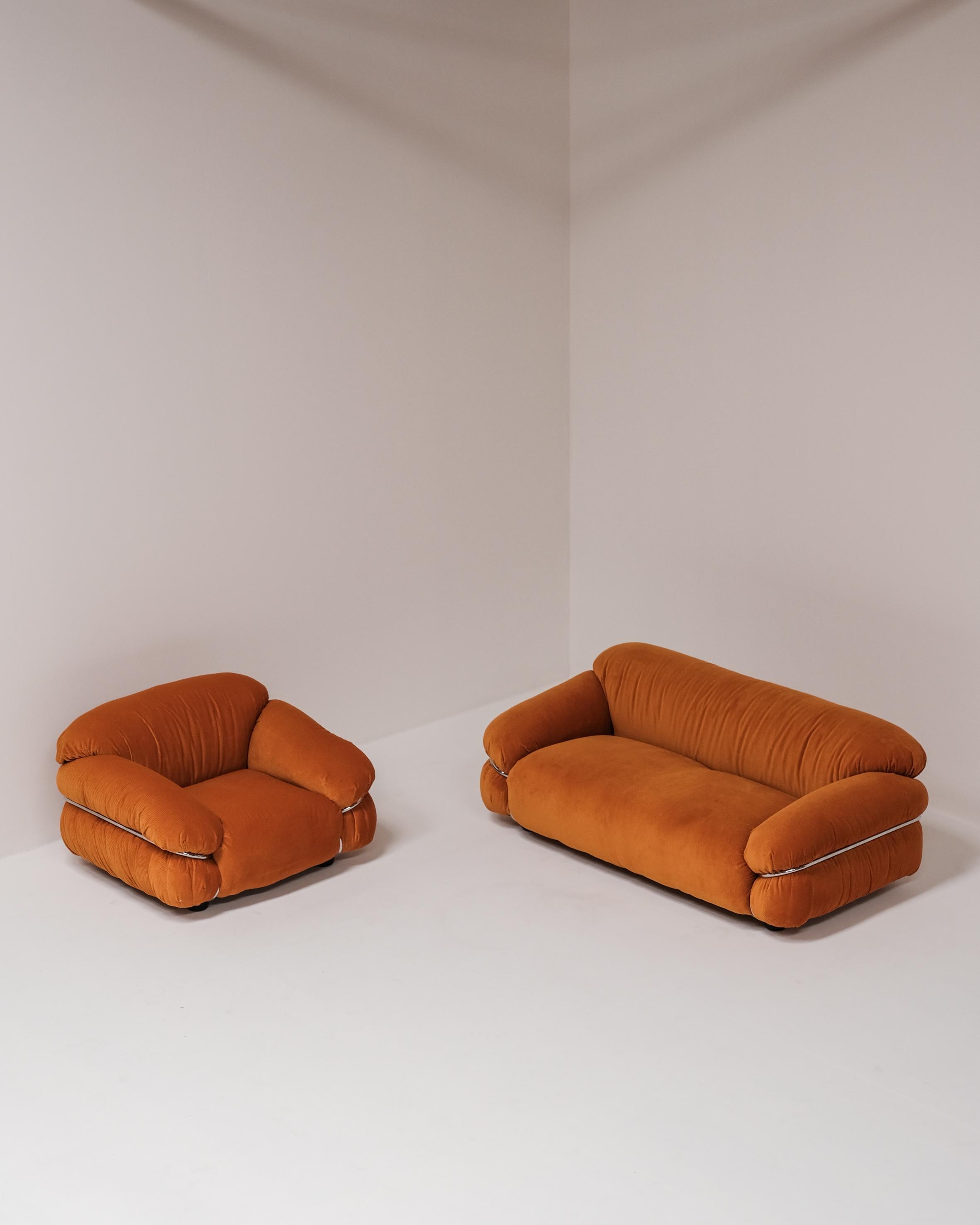 Sesann 1 seater by Gianfranco Frattini for Cassina 1970ties 1