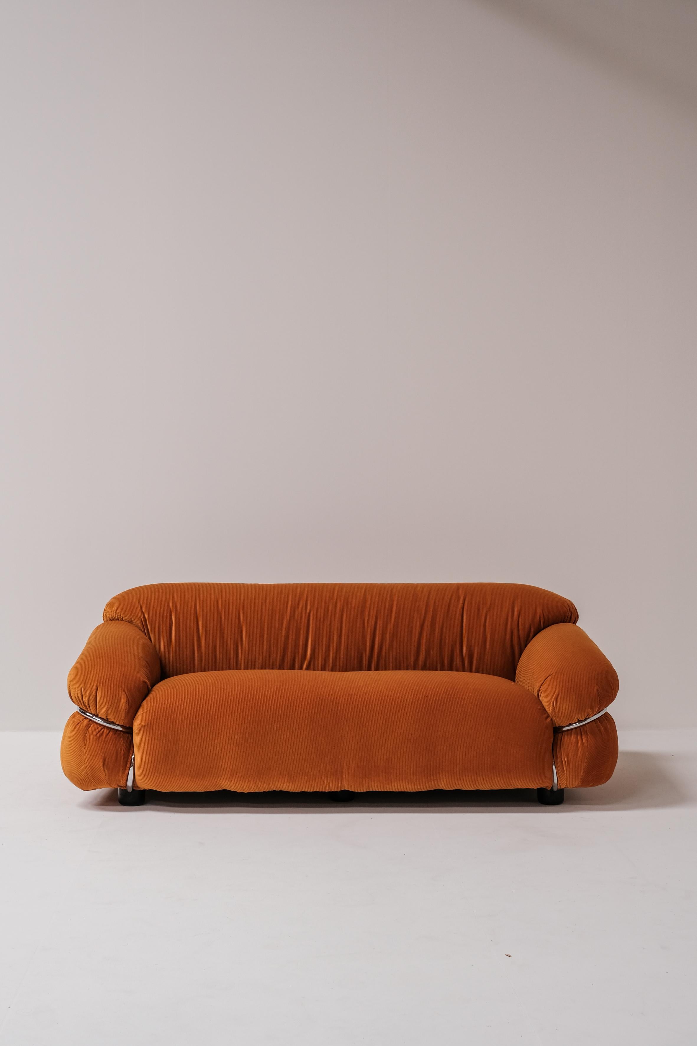 Mid-Century Modern Sesann 2 places by Gianfranco Frattini for Cassina 1970ties