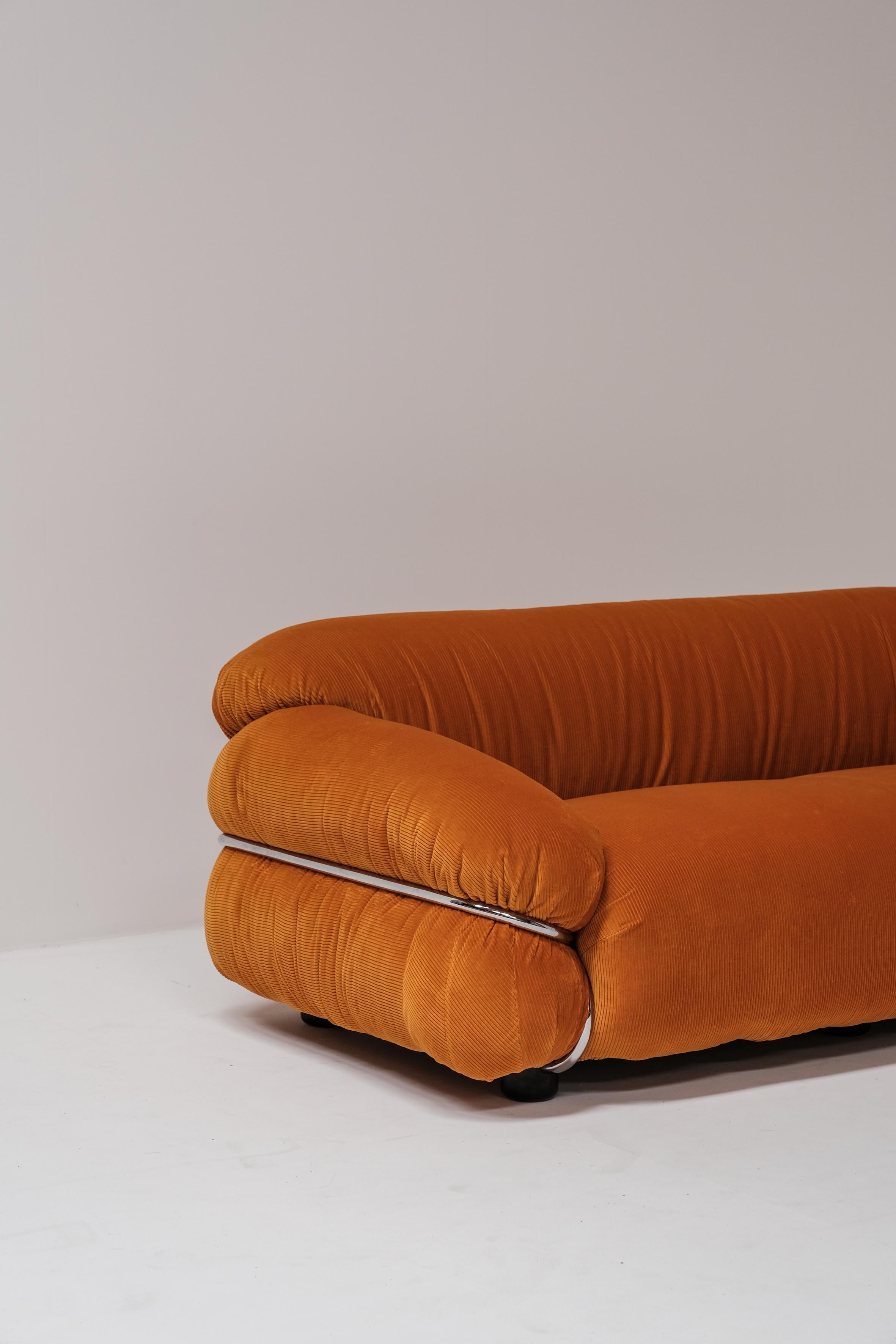 italien Sesann 2 places by Gianfranco Frattini for Cassina 1970ties