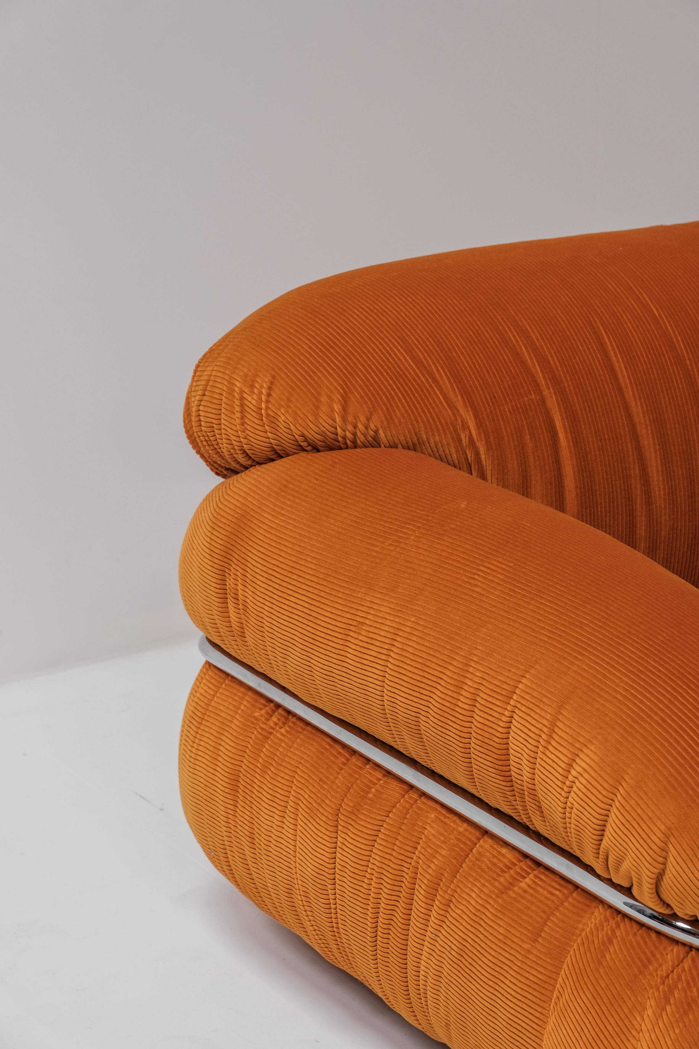 20ième siècle Sesann 2 places by Gianfranco Frattini for Cassina 1970ties
