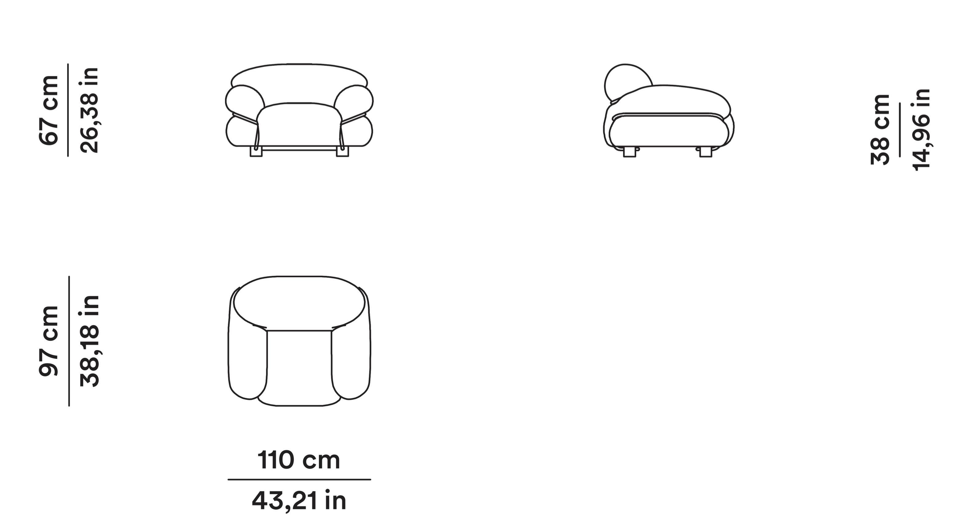 Pelle Sesann – Armchair in leather by Gianfranco Frattini for Tacchini in vendita