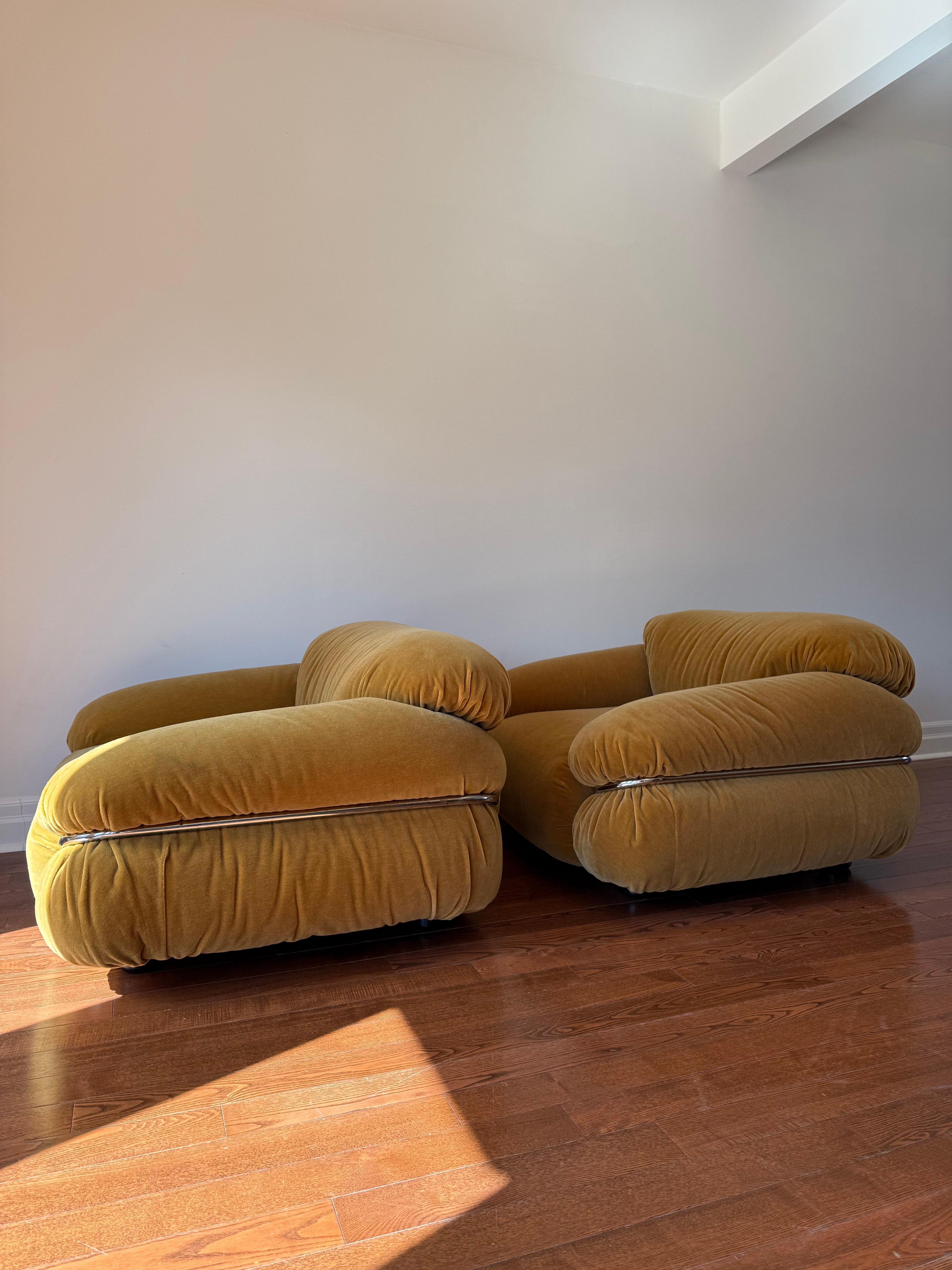 Fine XX secolo Poltrone Sesann di Gianfranco Frattini per Cassina in vendita