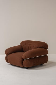 Sesann Lounge Chair by Gianfranco Frattini for Cassina, Italy, 1970s