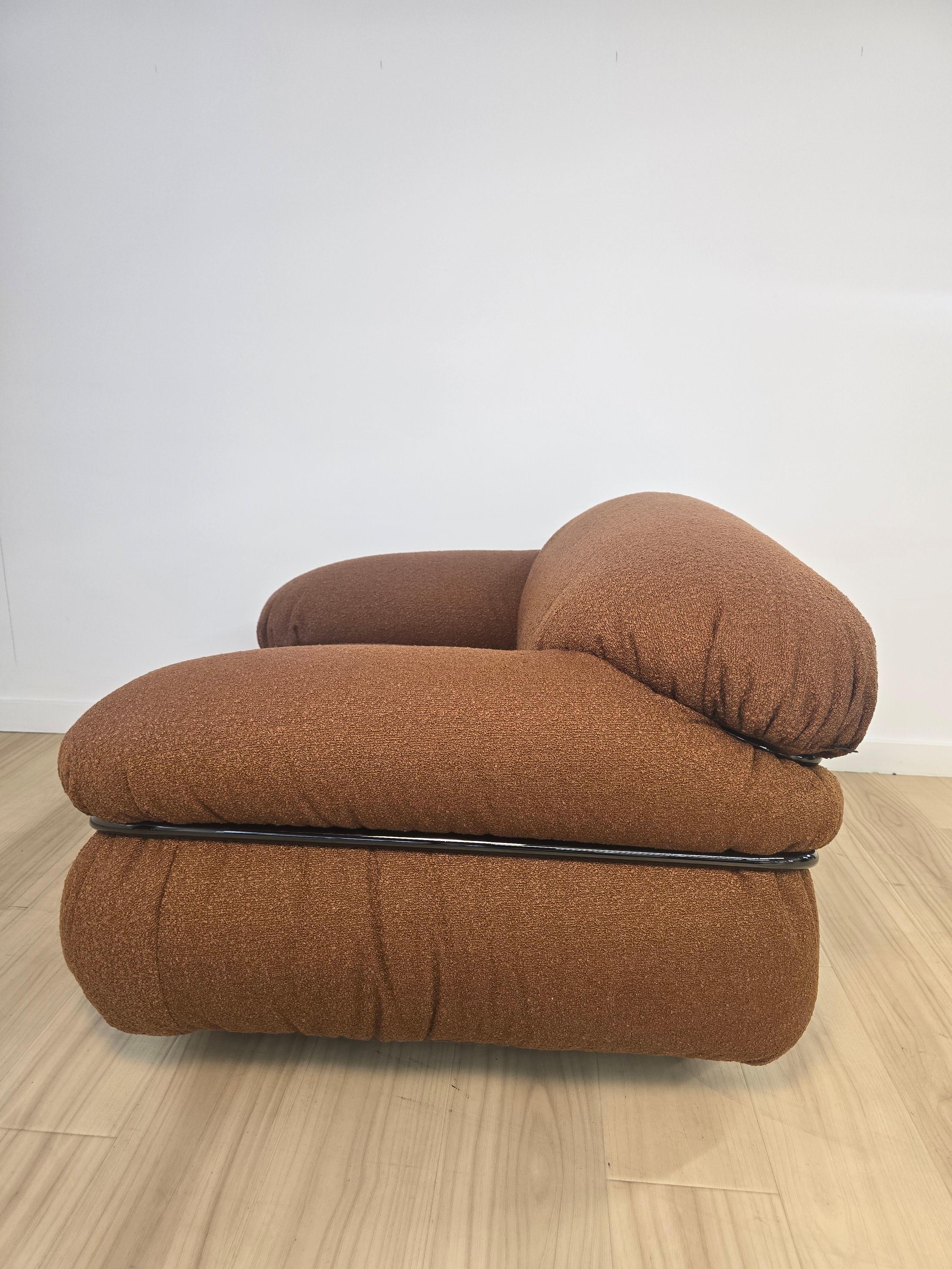 Mid-20th Century Sesann Lounge Chair by Tacchini designed by Gianfranco Frattini For Sale