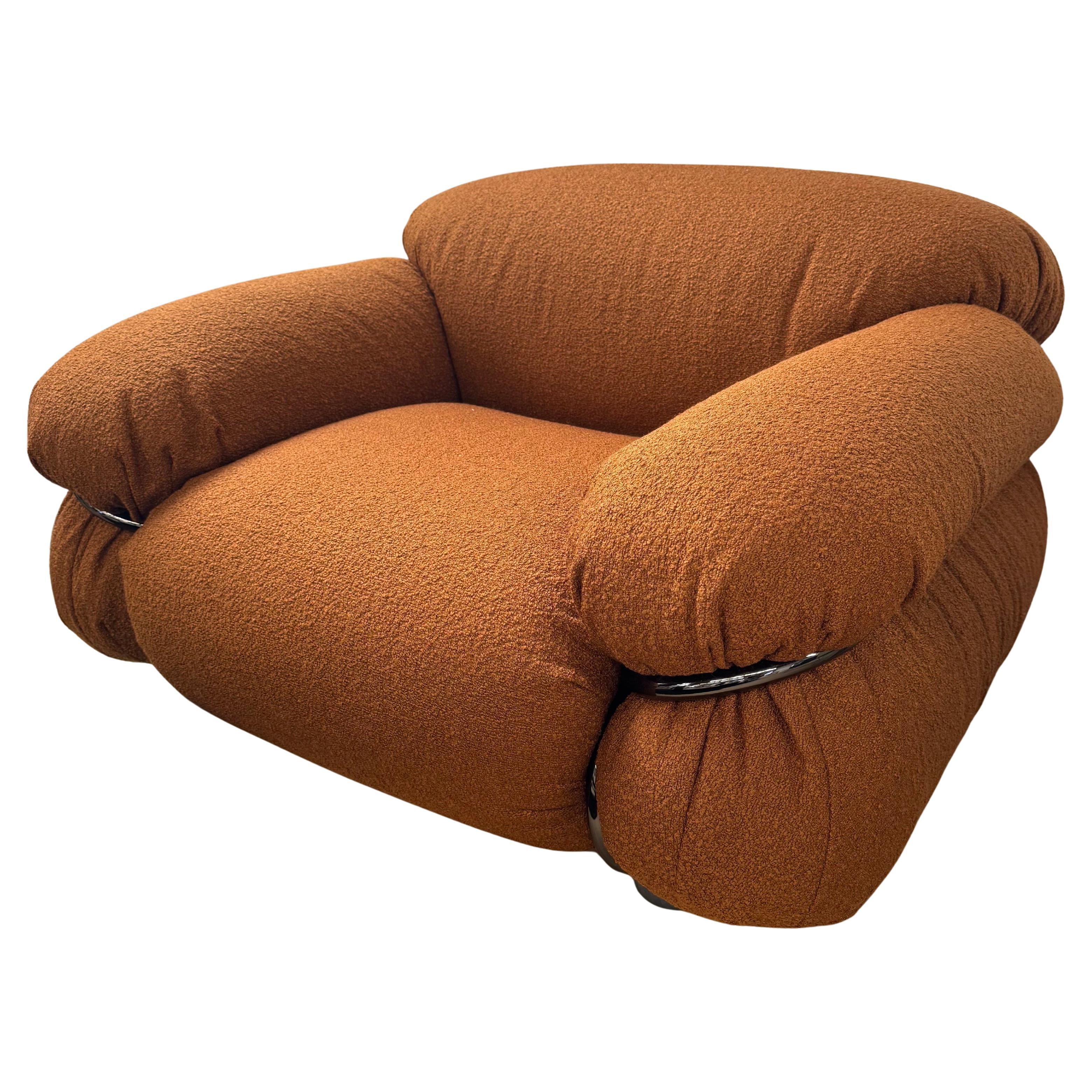 Sesann Lounge Chair by Tacchini designed by Gianfranco Frattini For Sale