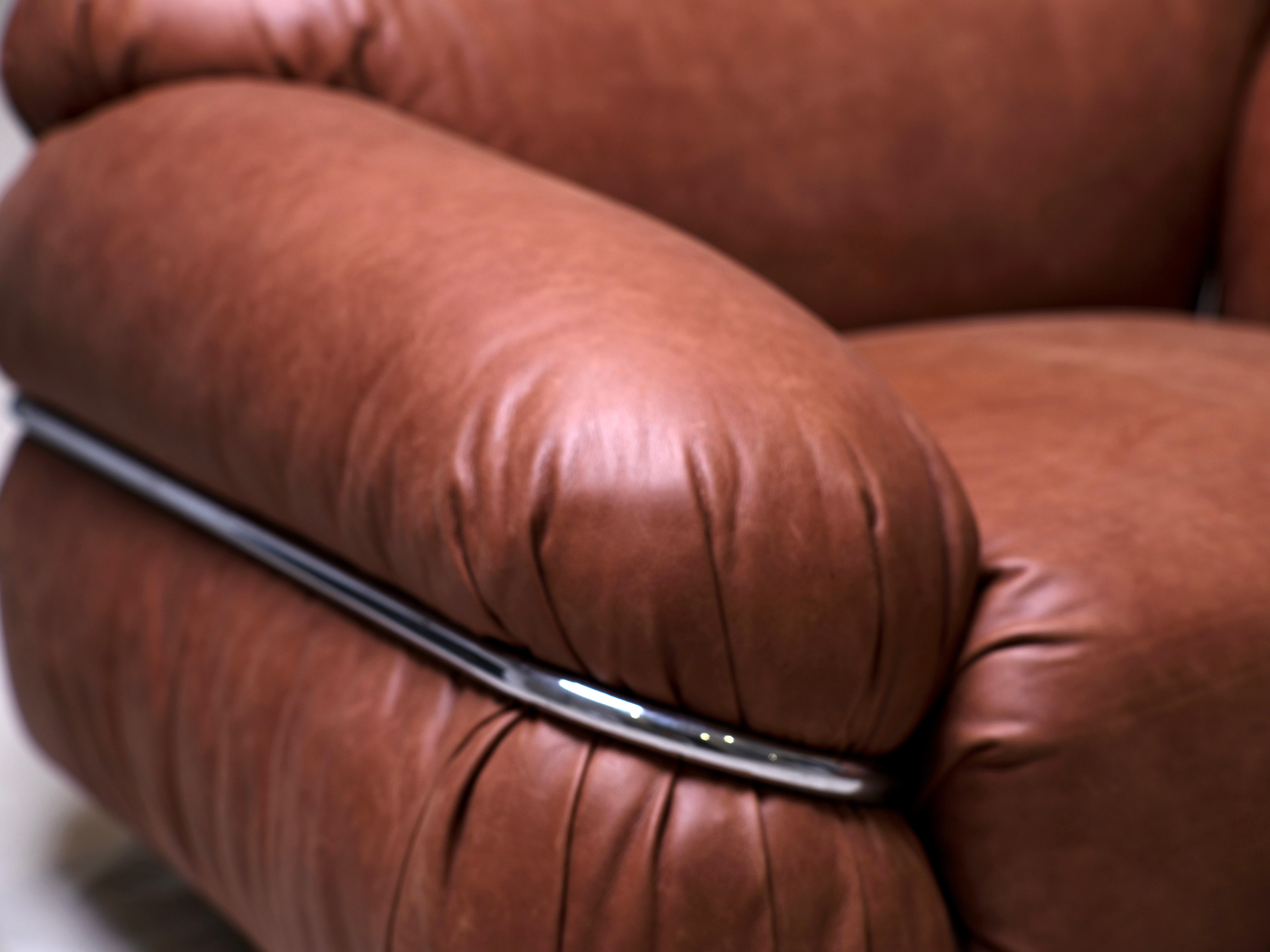 Italian Sesann Lounge Chairs  For Sale