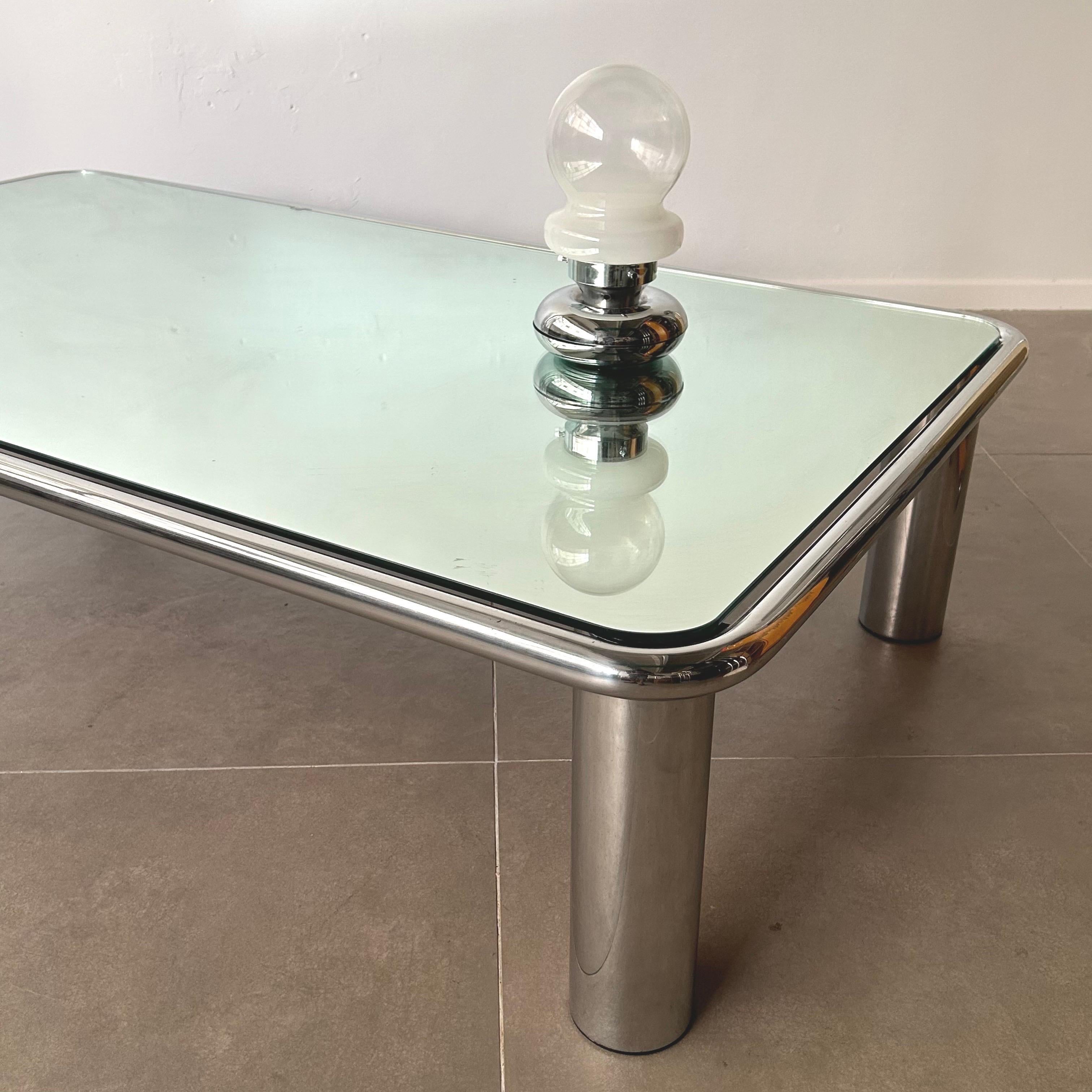 Sesann Mirrored Coffee Table by Gianfranco Frattini for Cassina, 1968 3
