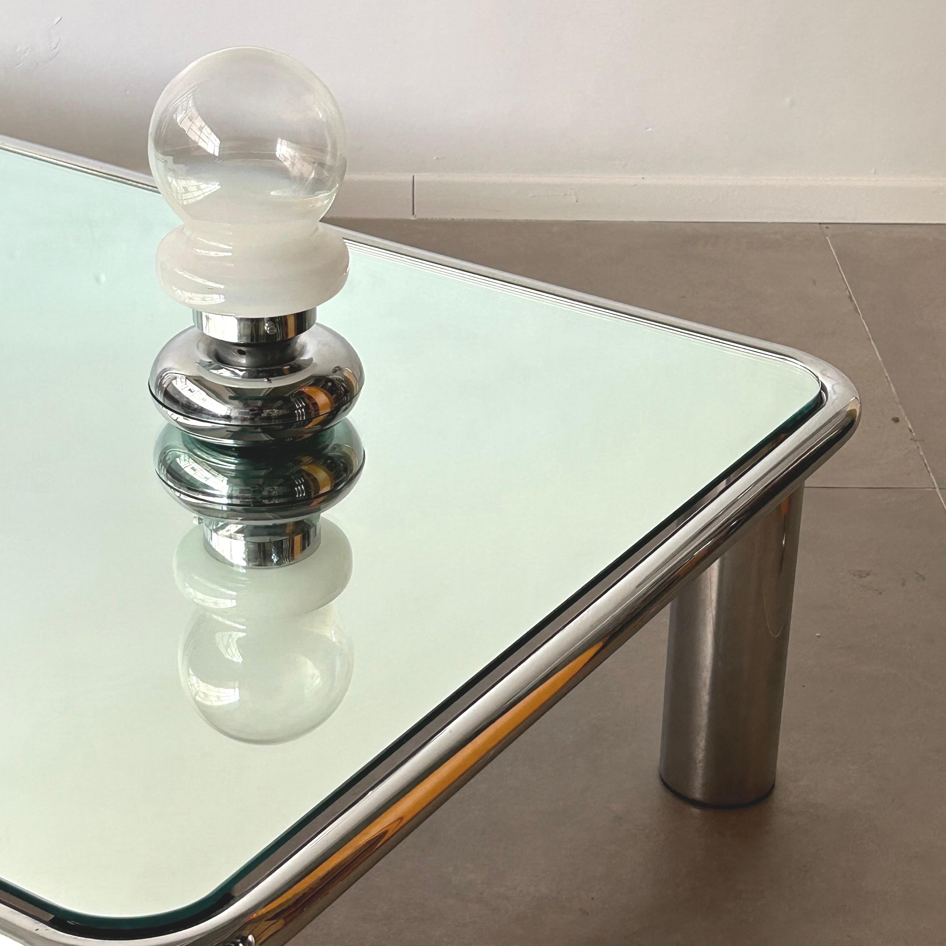 Sesann Mirrored Coffee Table by Gianfranco Frattini for Cassina, 1968 4