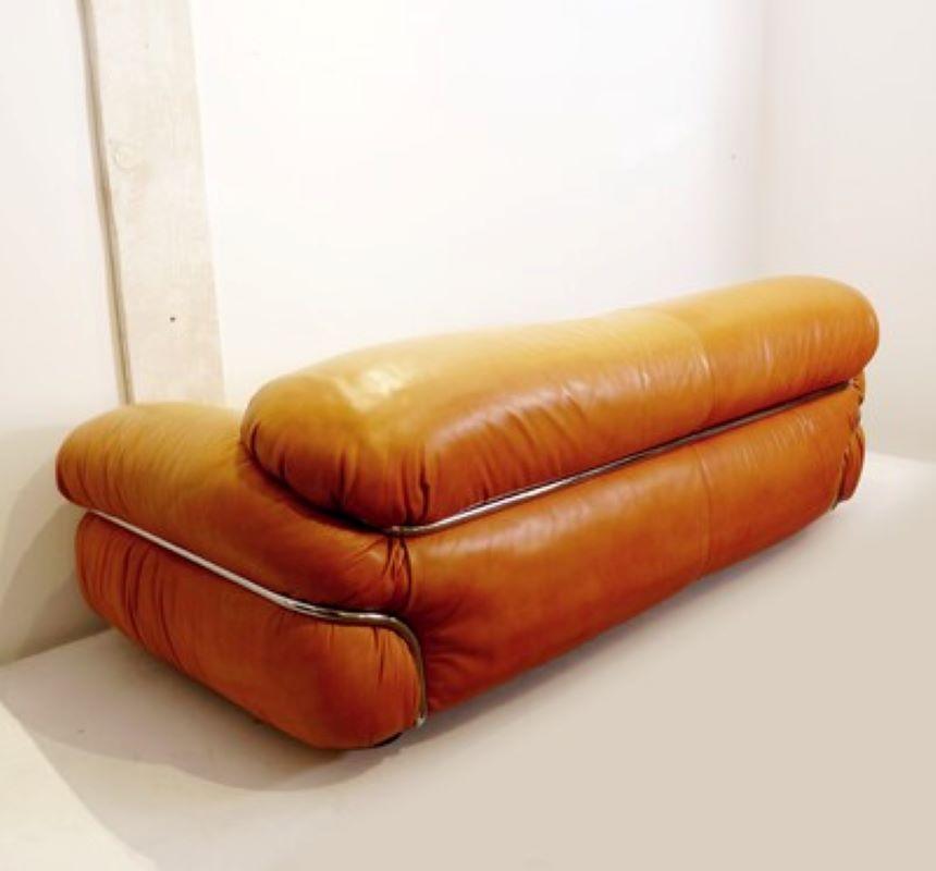 Mid-Century Modern Sesann sofa by Gianfranco Frattini, for Cassina, Italy, 1960's For Sale