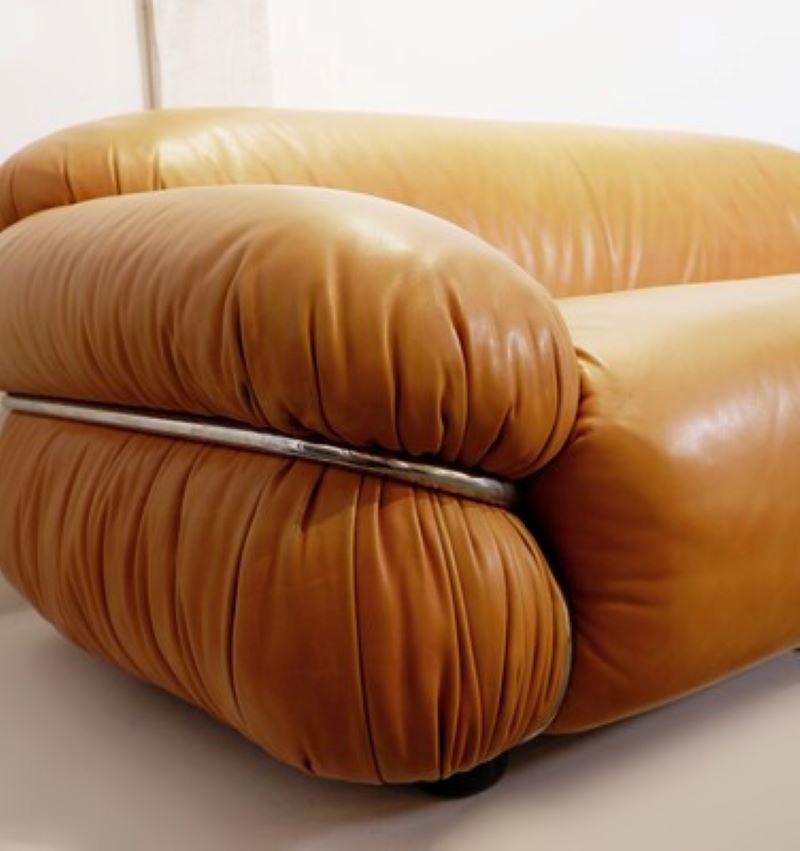 Sesann sofa by Gianfranco Frattini, for Cassina, Italy, 1960's In Good Condition For Sale In Brussels , BE