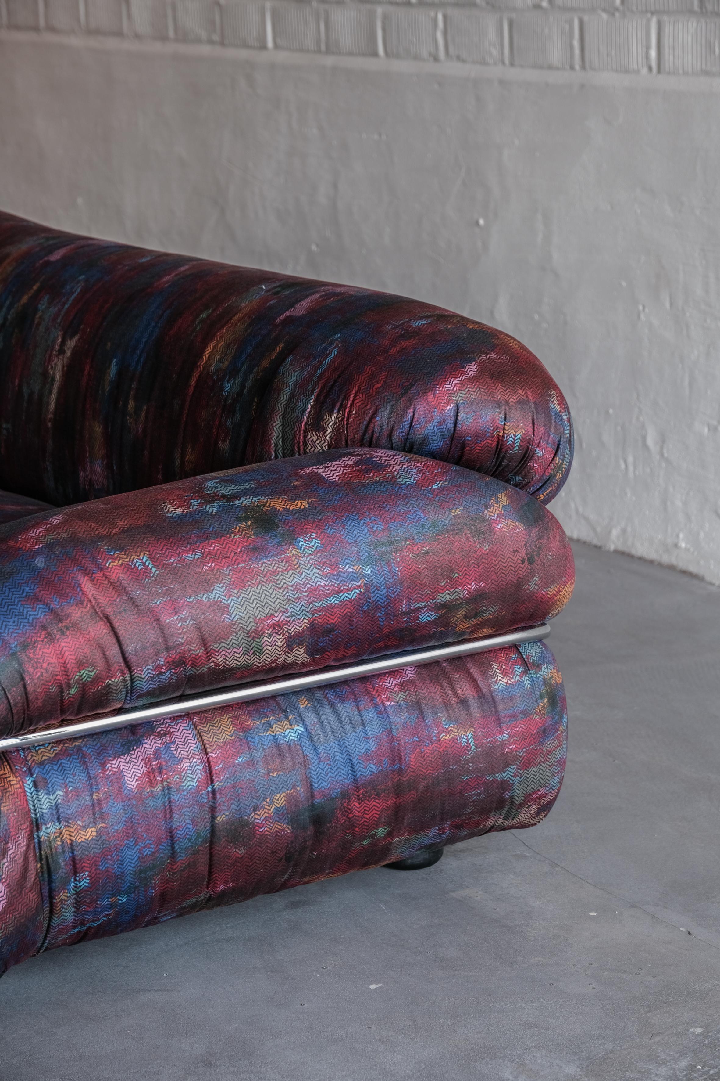 Sesann Sofa by Gianfranco Frattini for Cassina with Original Upholstery 4