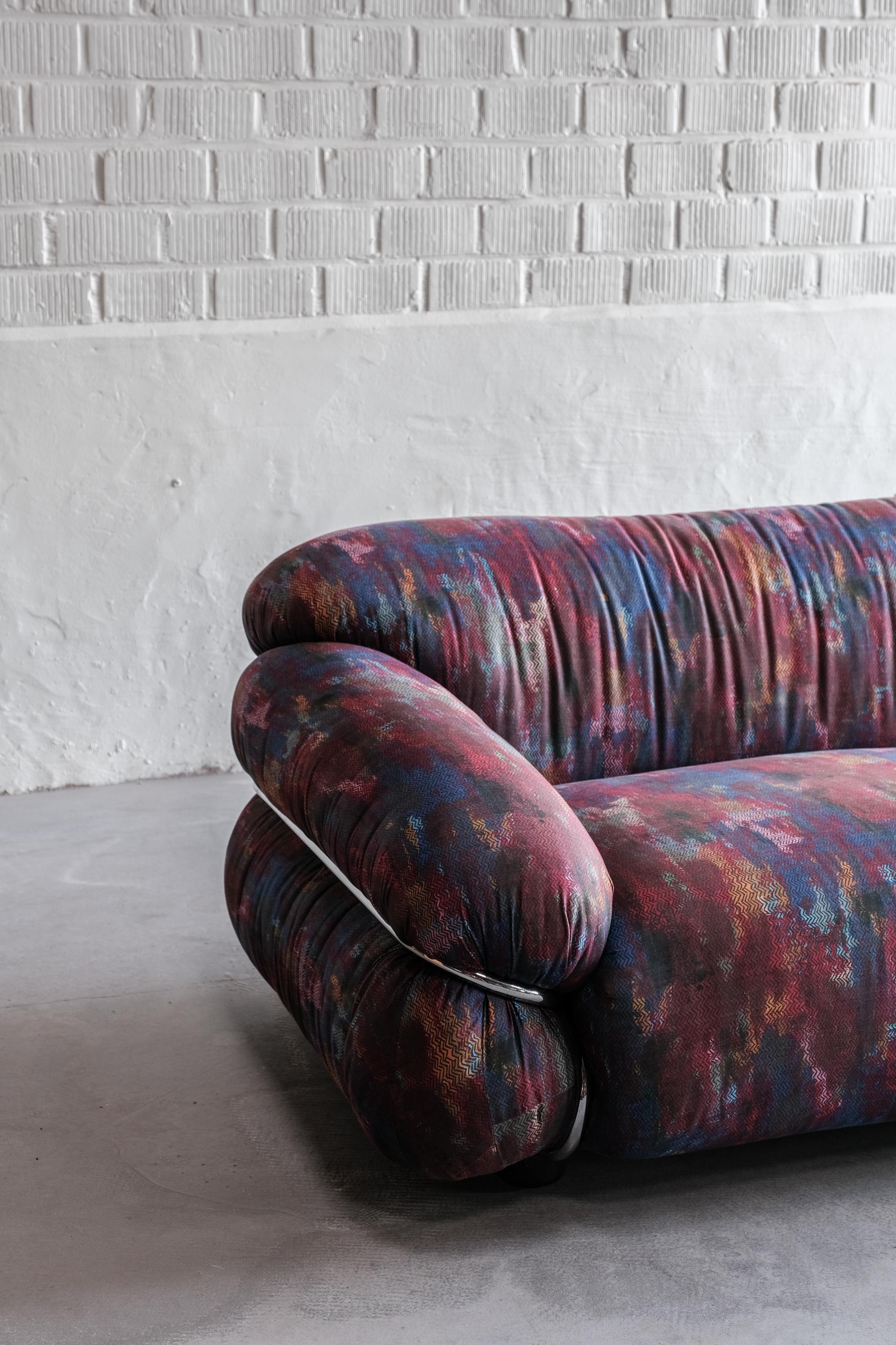 Sesann Sofa by Gianfranco Frattini for Cassina with Original Upholstery 8