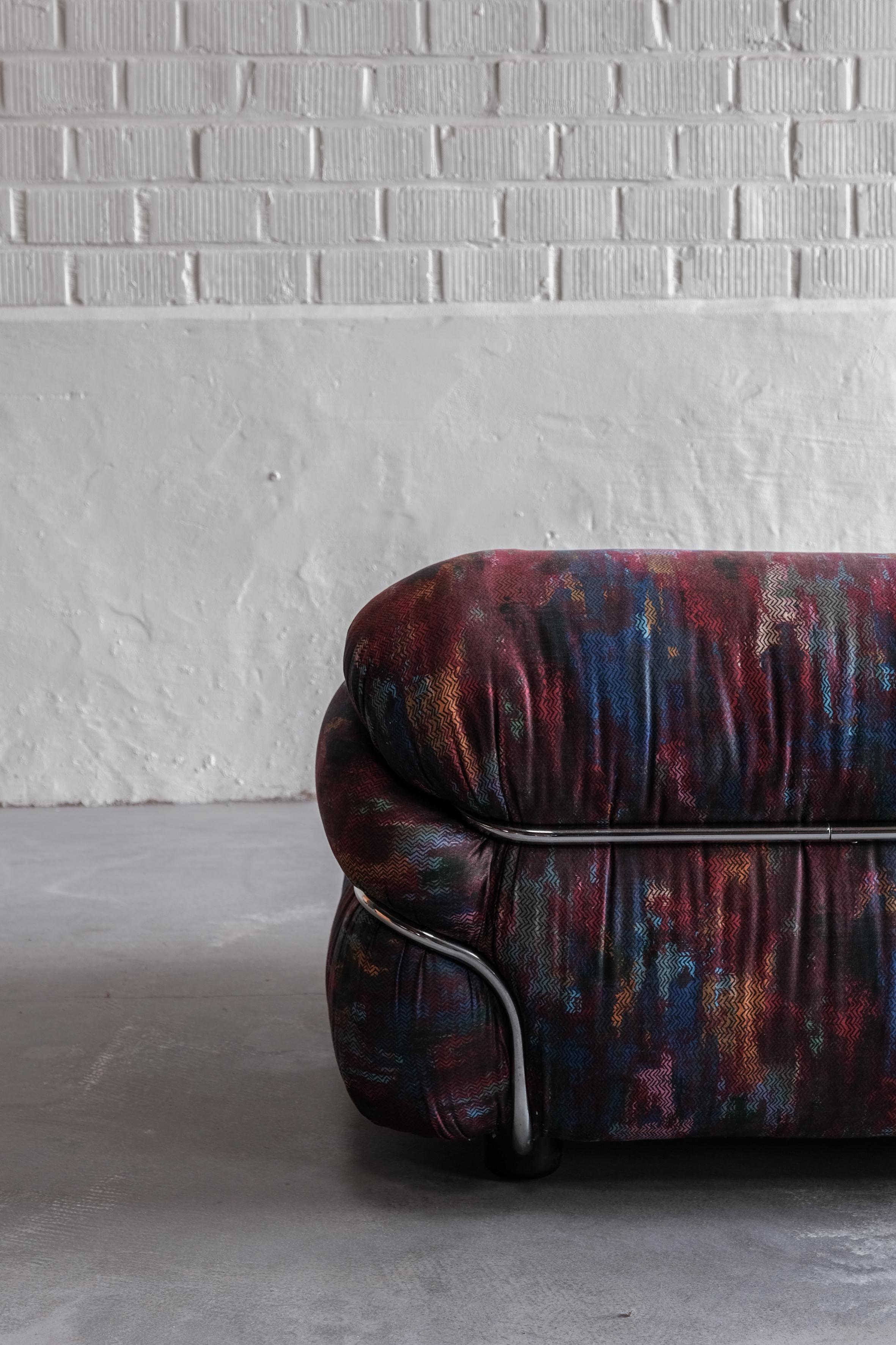 Mid-Century Modern Sesann Sofa by Gianfranco Frattini for Cassina with Original Upholstery