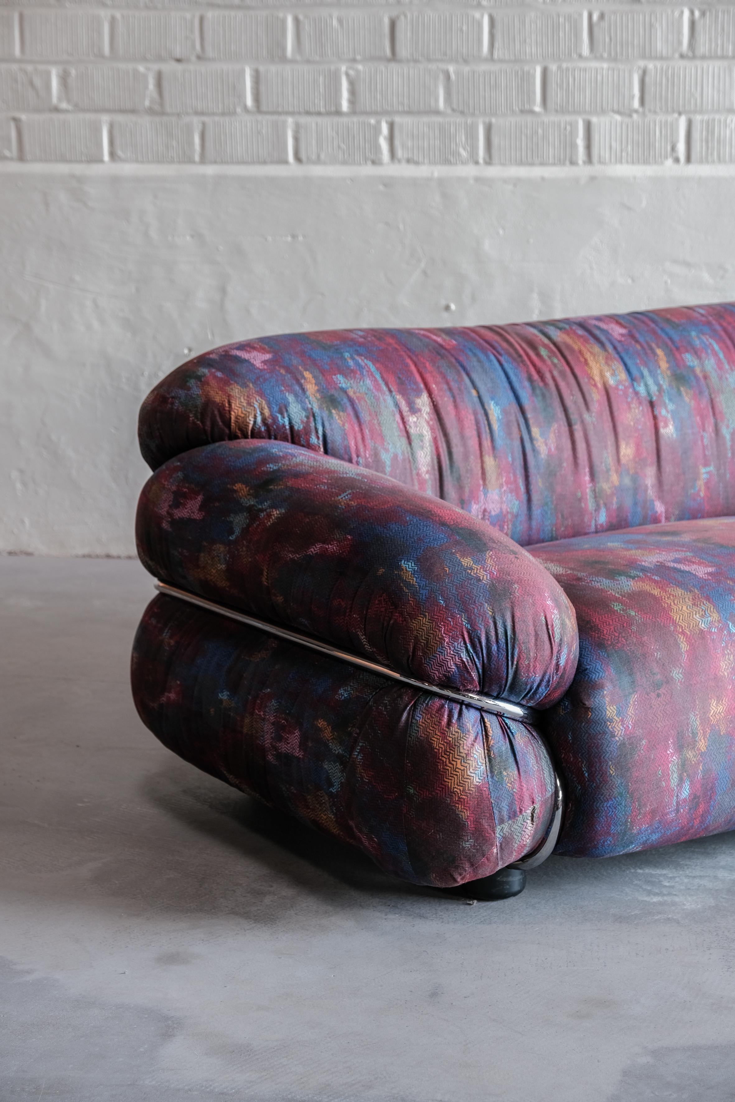 Late 20th Century Sesann Sofa by Gianfranco Frattini for Cassina with Original Upholstery