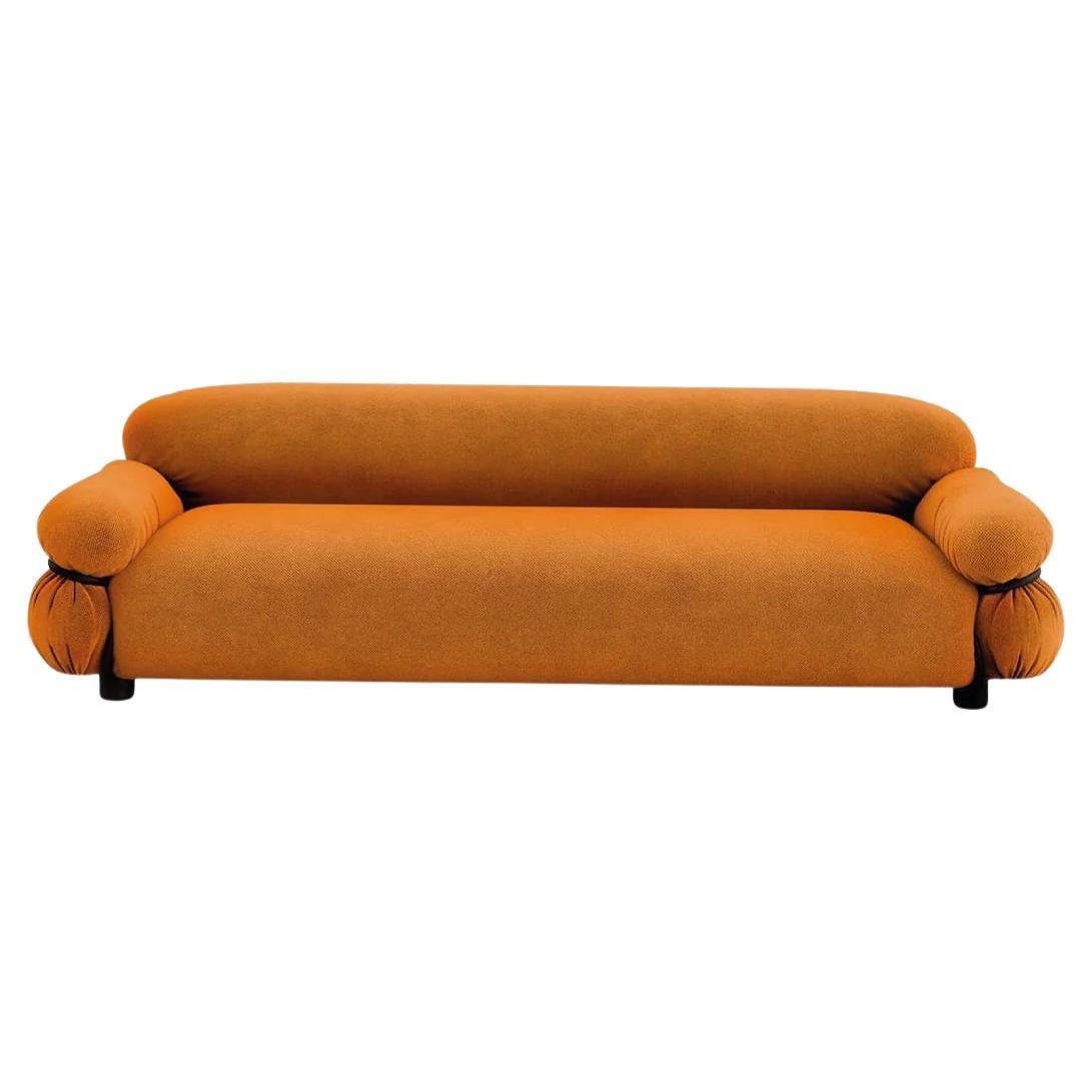 Sesann – Sofa in fabric by Gianfranco Frattini for Tacchini W 240 cm (94.49 in)
