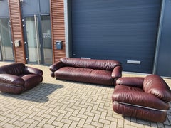 Sesann sofa living room set by Gianfranco Frattini for Cassina