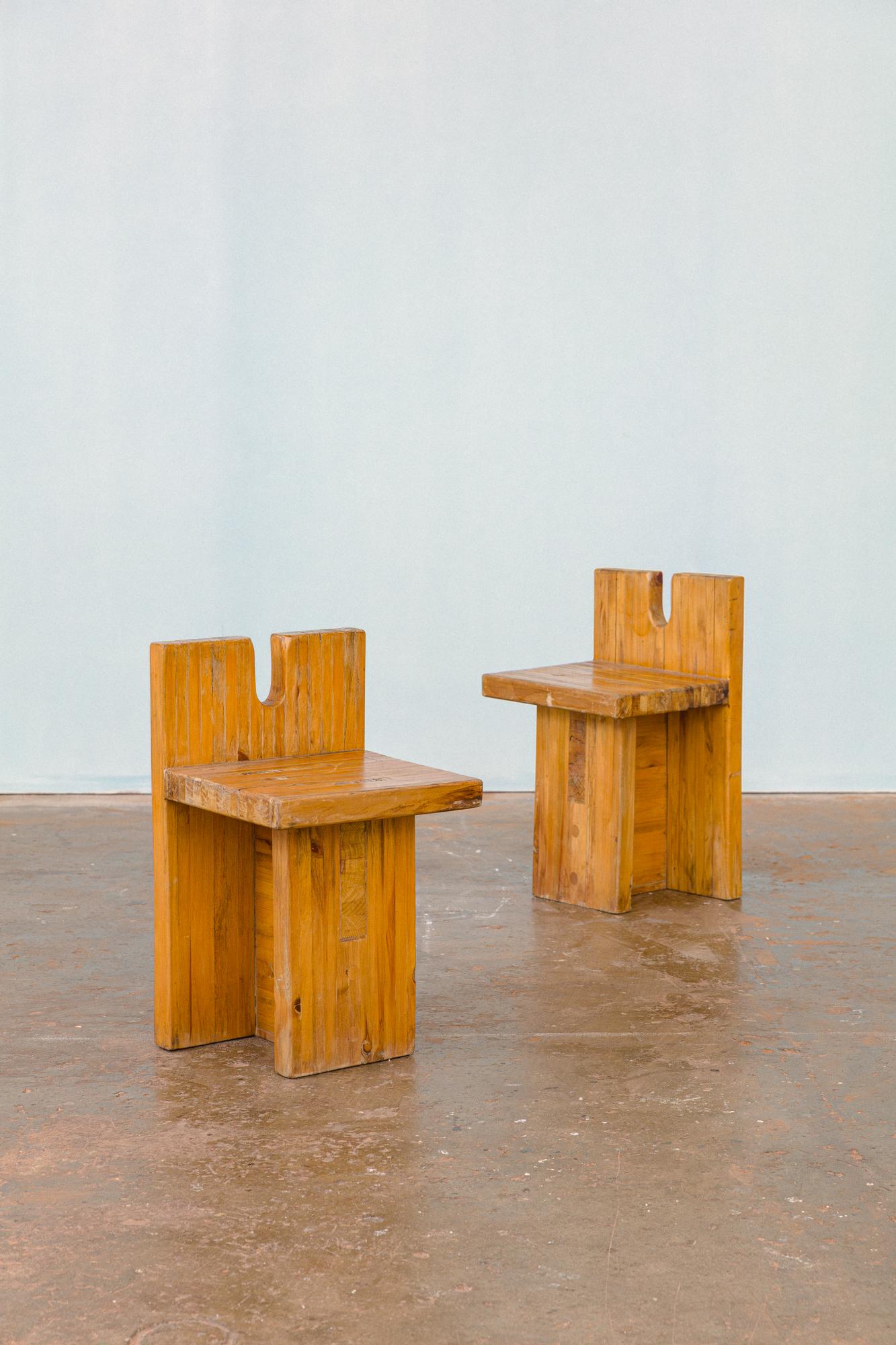 Brésilien Tabourets SESC par Lina Bo Bardi en vente
