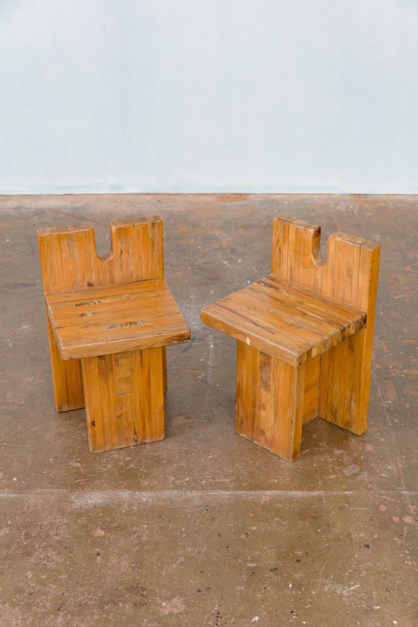 20ième siècle Tabourets SESC par Lina Bo Bardi en vente