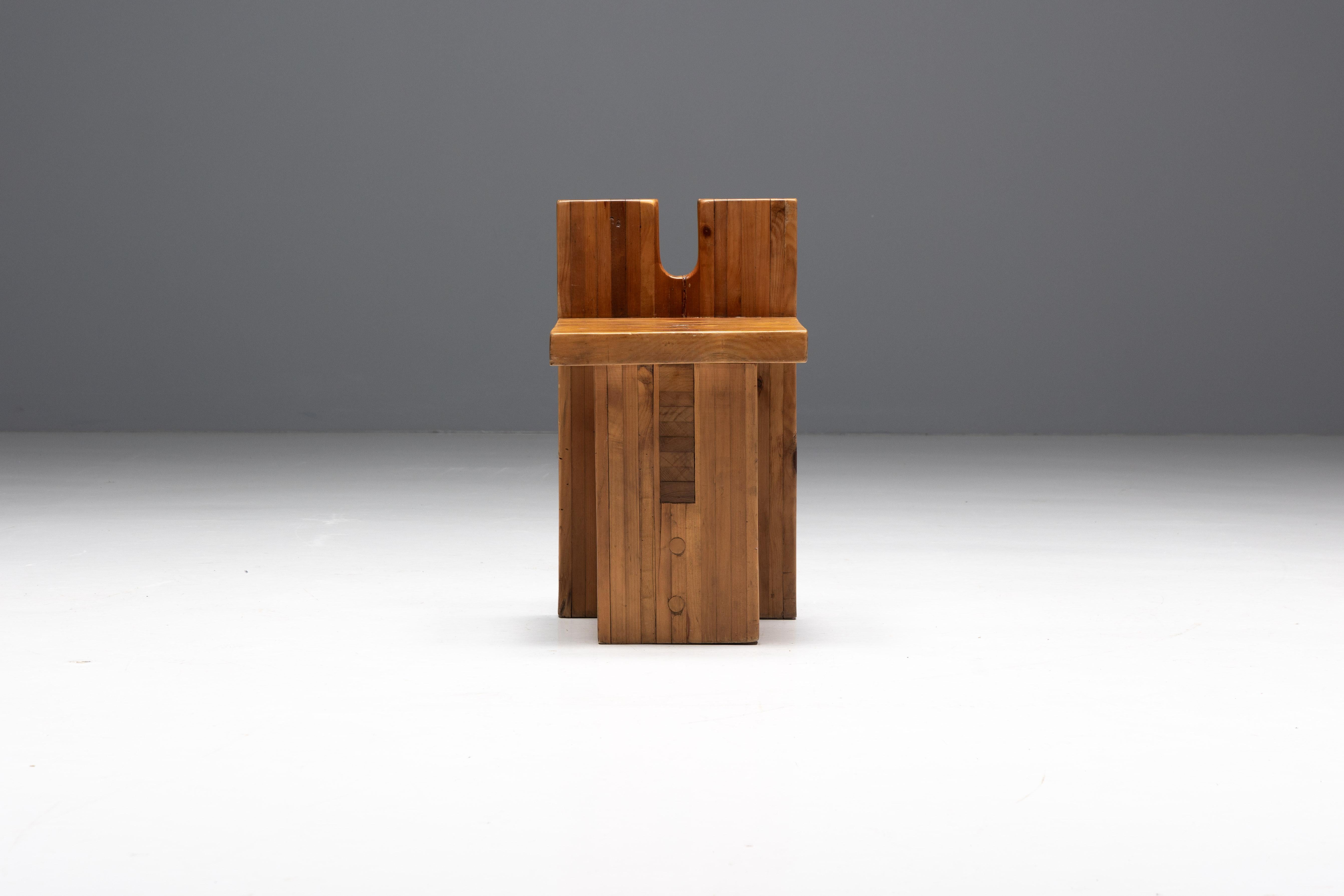 SESC Stools by Lina Bo Bardi for SESC Pompeia, Brazil, 1970s For Sale 9