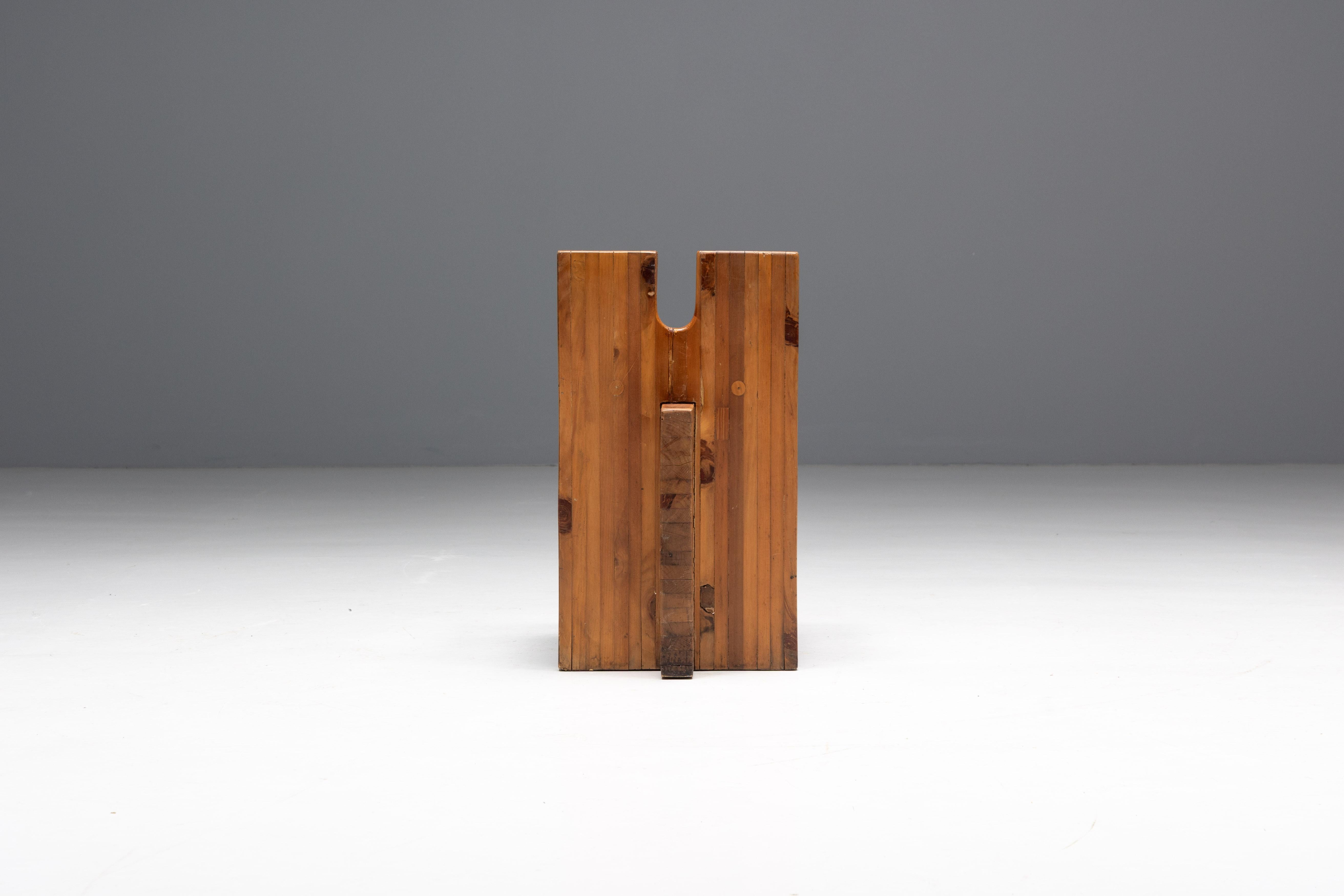 SESC Stools by Lina Bo Bardi for SESC Pompeia, Brazil, 1970s For Sale 12