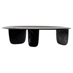 Sesi A Black Coffee Table by Martinelli Venezia Studio