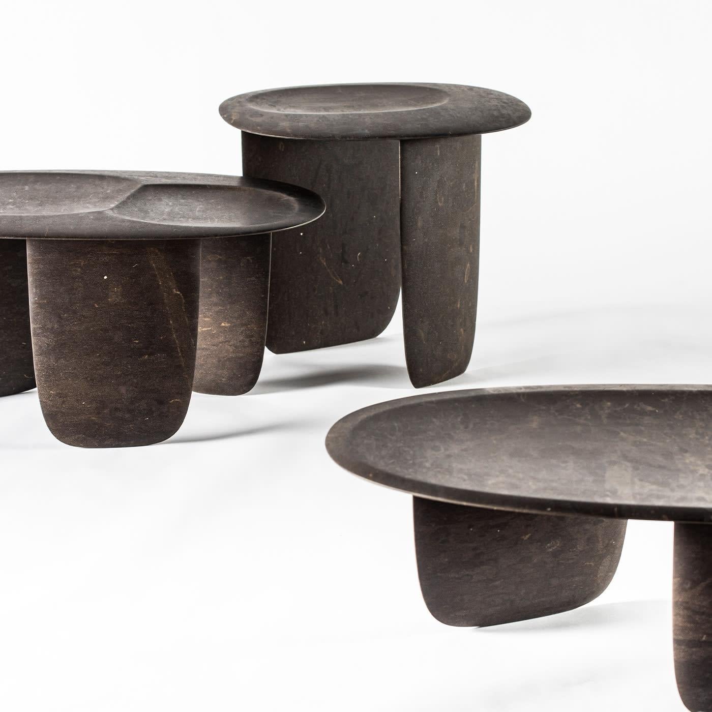 Sesi A Brown Tall Coffee Table by Martinelli Venezia Studio For Sale 3