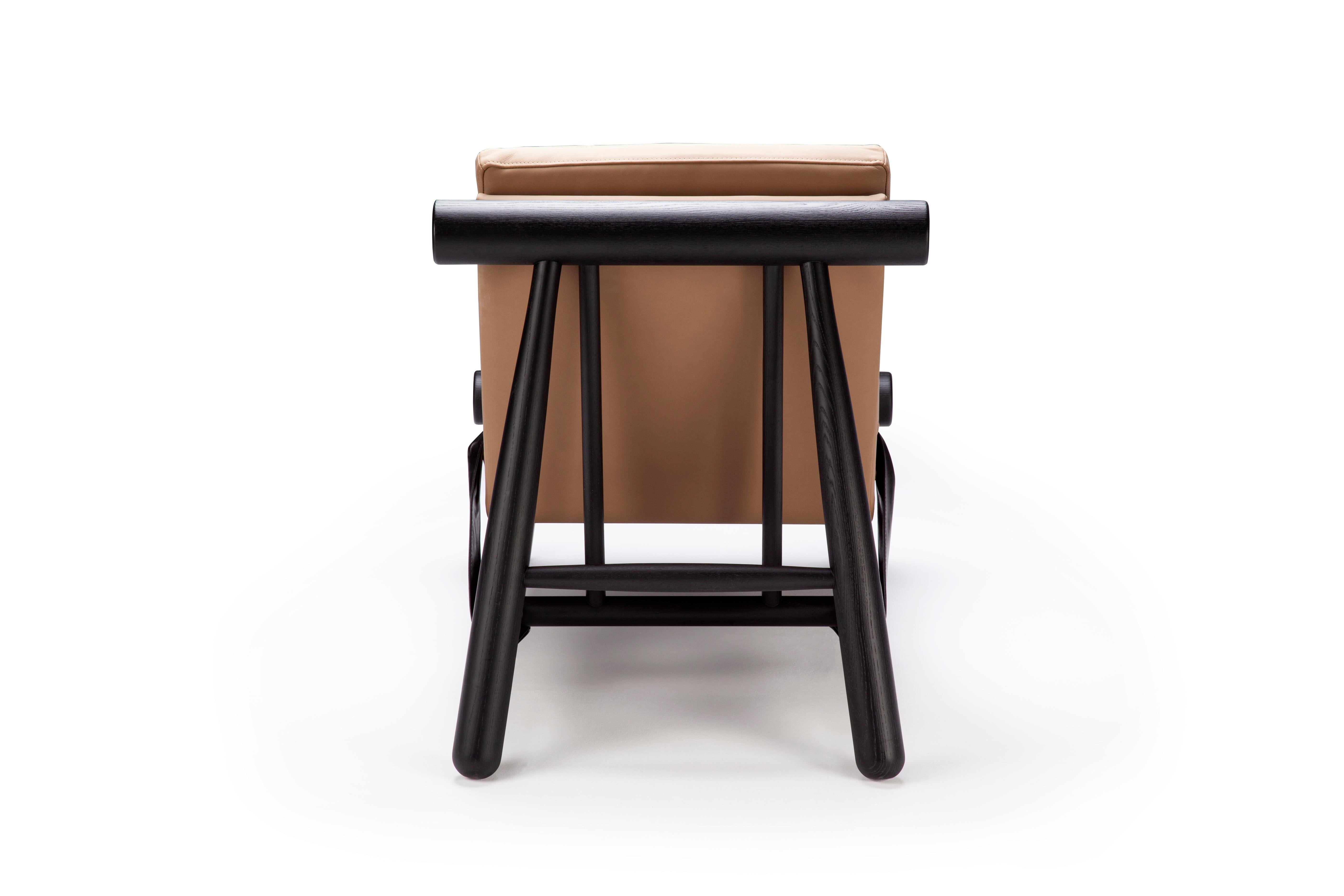 Seso Sessel in Beige von Davide Monopoli Collector (Moderne) im Angebot