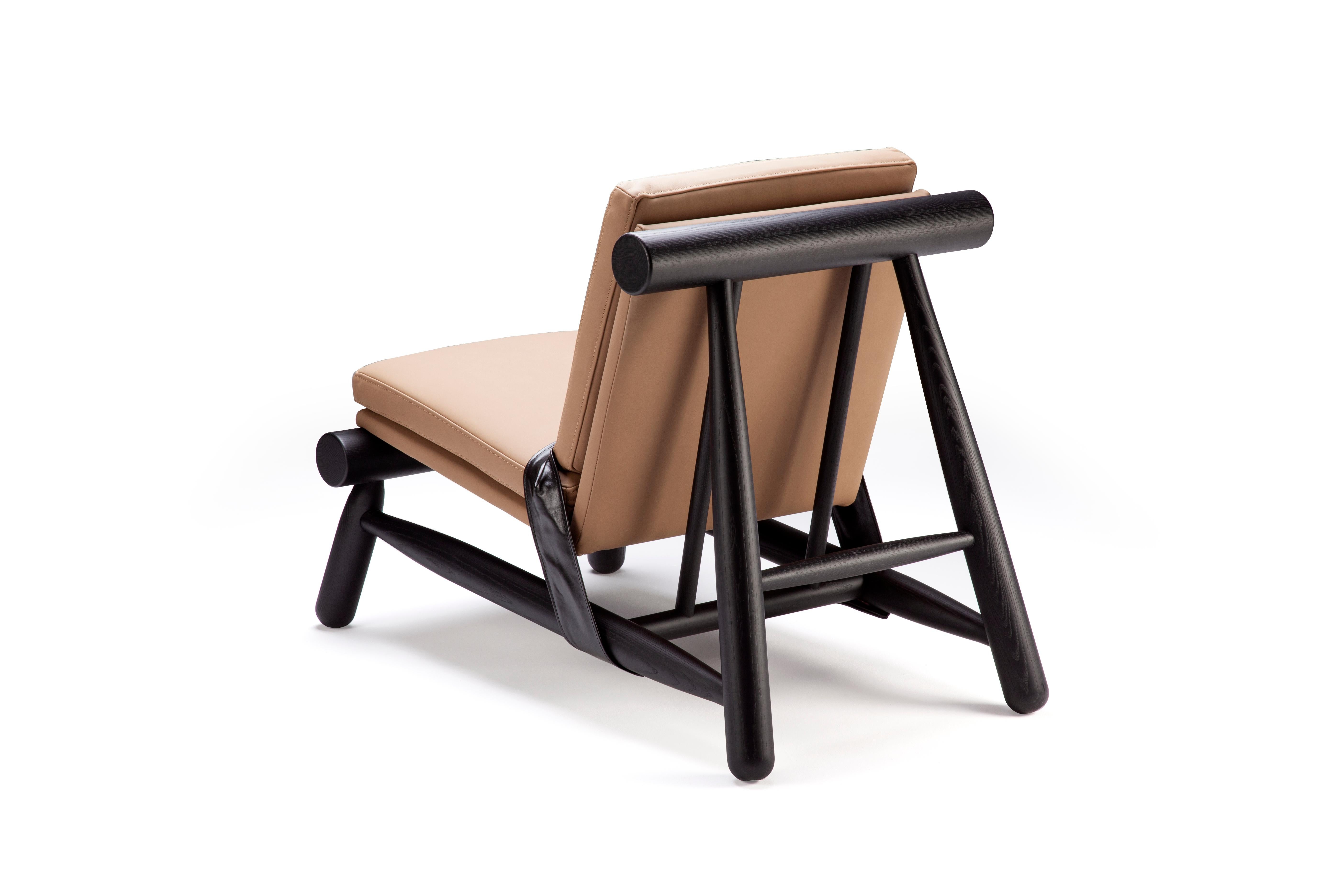 Seso Sessel in Beige von Davide Monopoli Collector (Portugiesisch) im Angebot