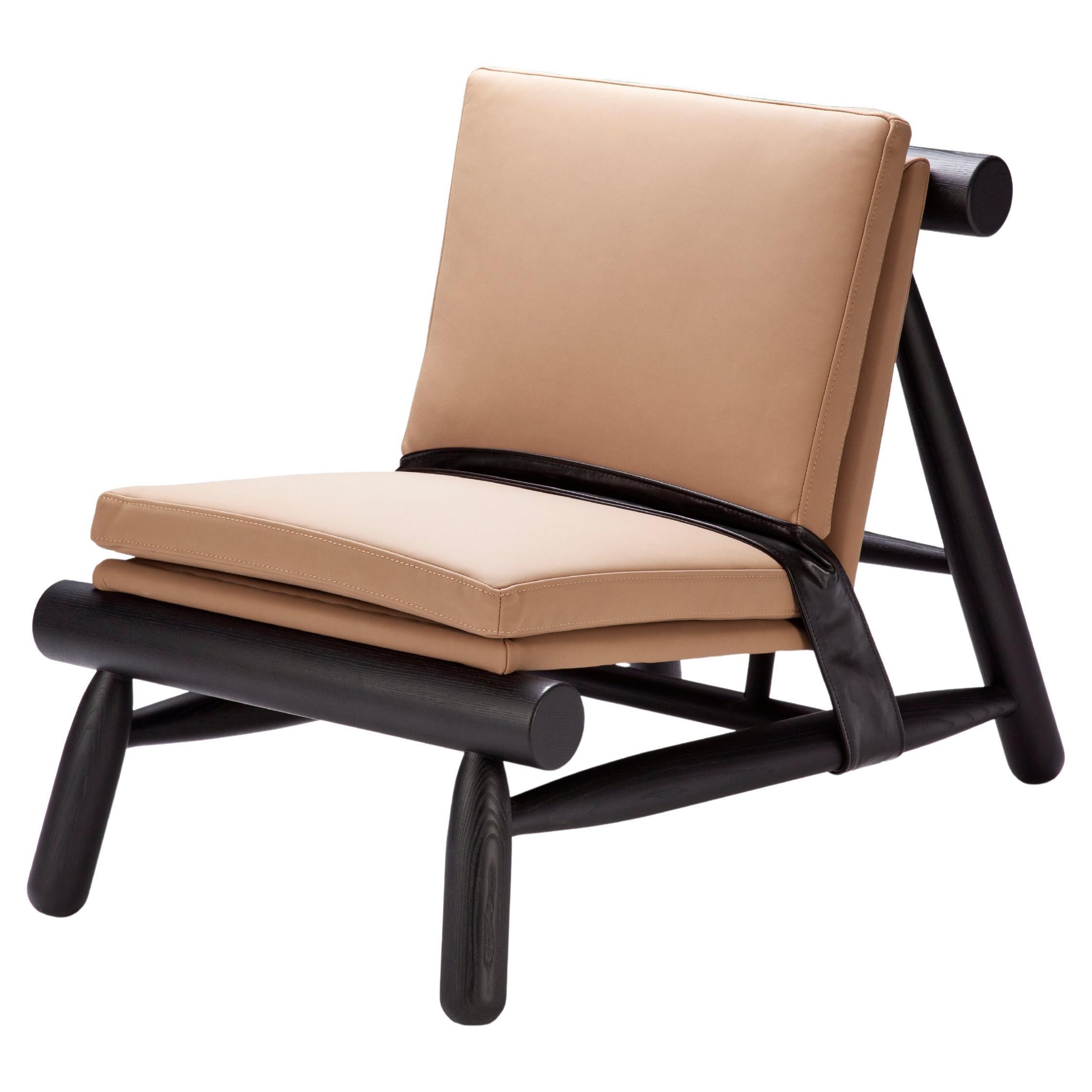 Fauteuil Seso en beige par David Monopoli Collector