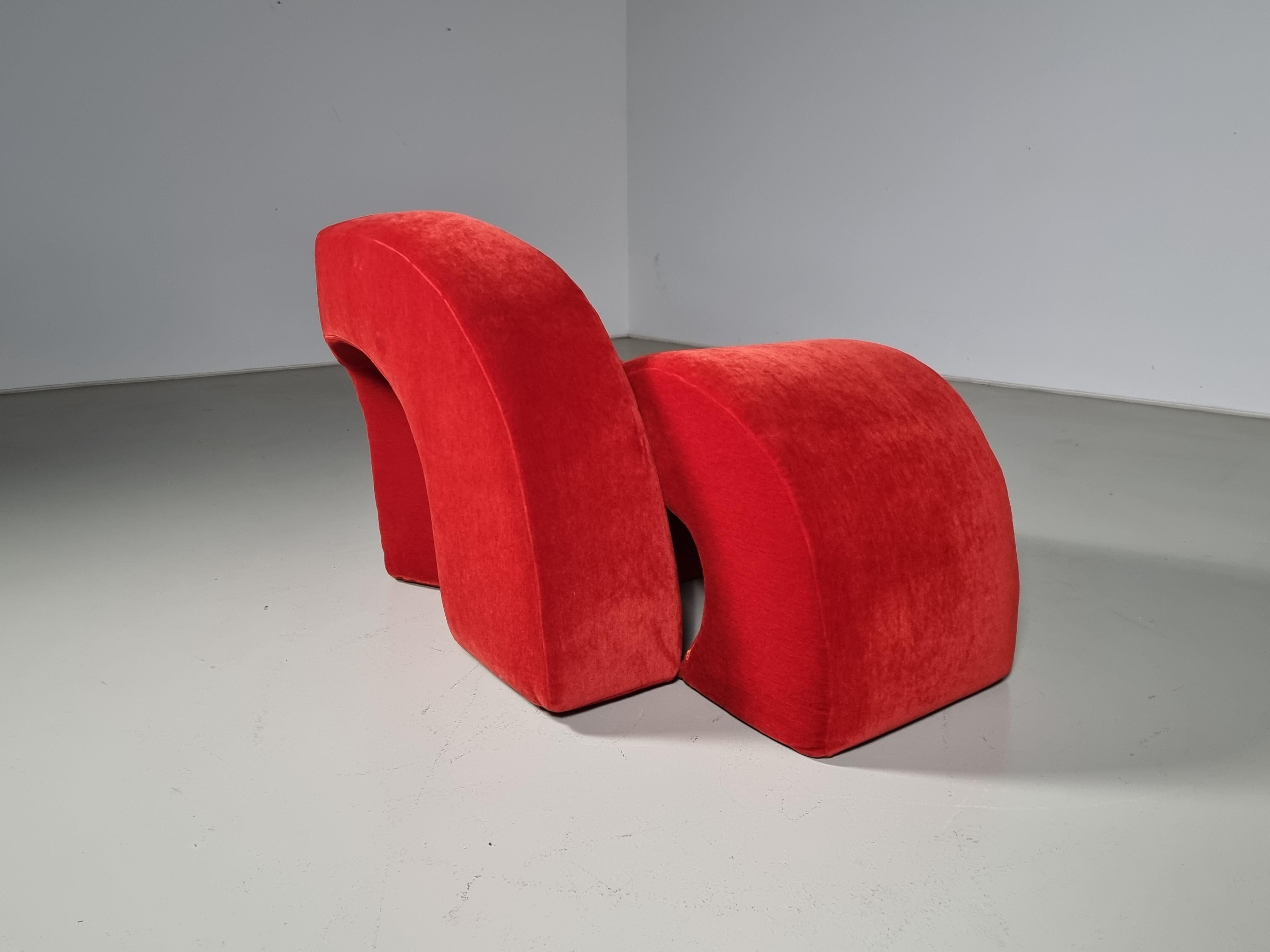 Mid-20th Century Sess Lounge Chair by Nani Prina for Sormani, 1968, Italy