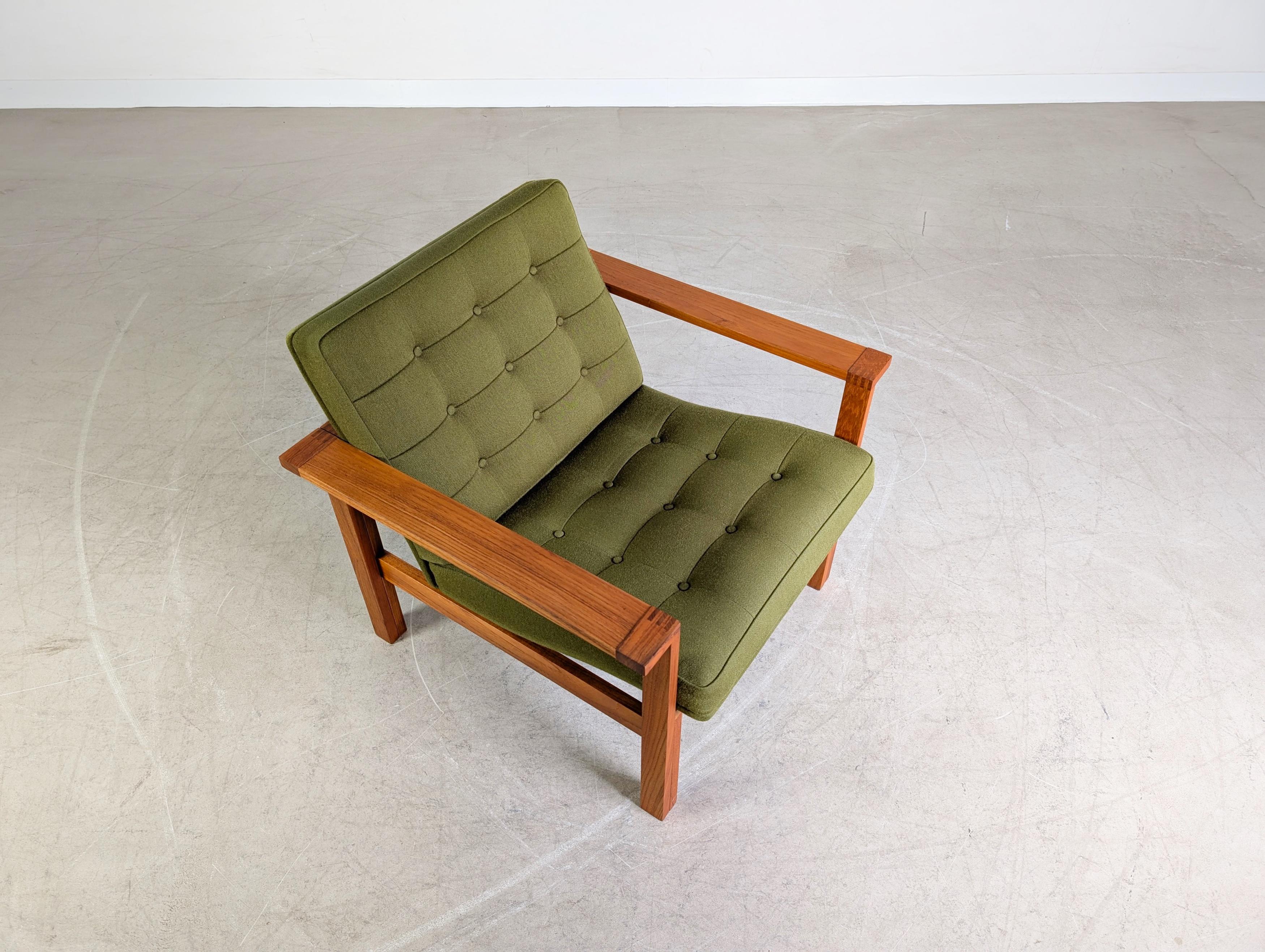 Sessel France & Søn Ole Gjerlov Knudson Torben Lind Teak II For Sale 1