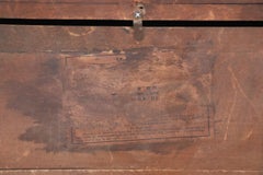 Sessions Clock Co. Amerikanische viktorianische Kaminuhr aus Bronze mit Holzkoffer und Säulen