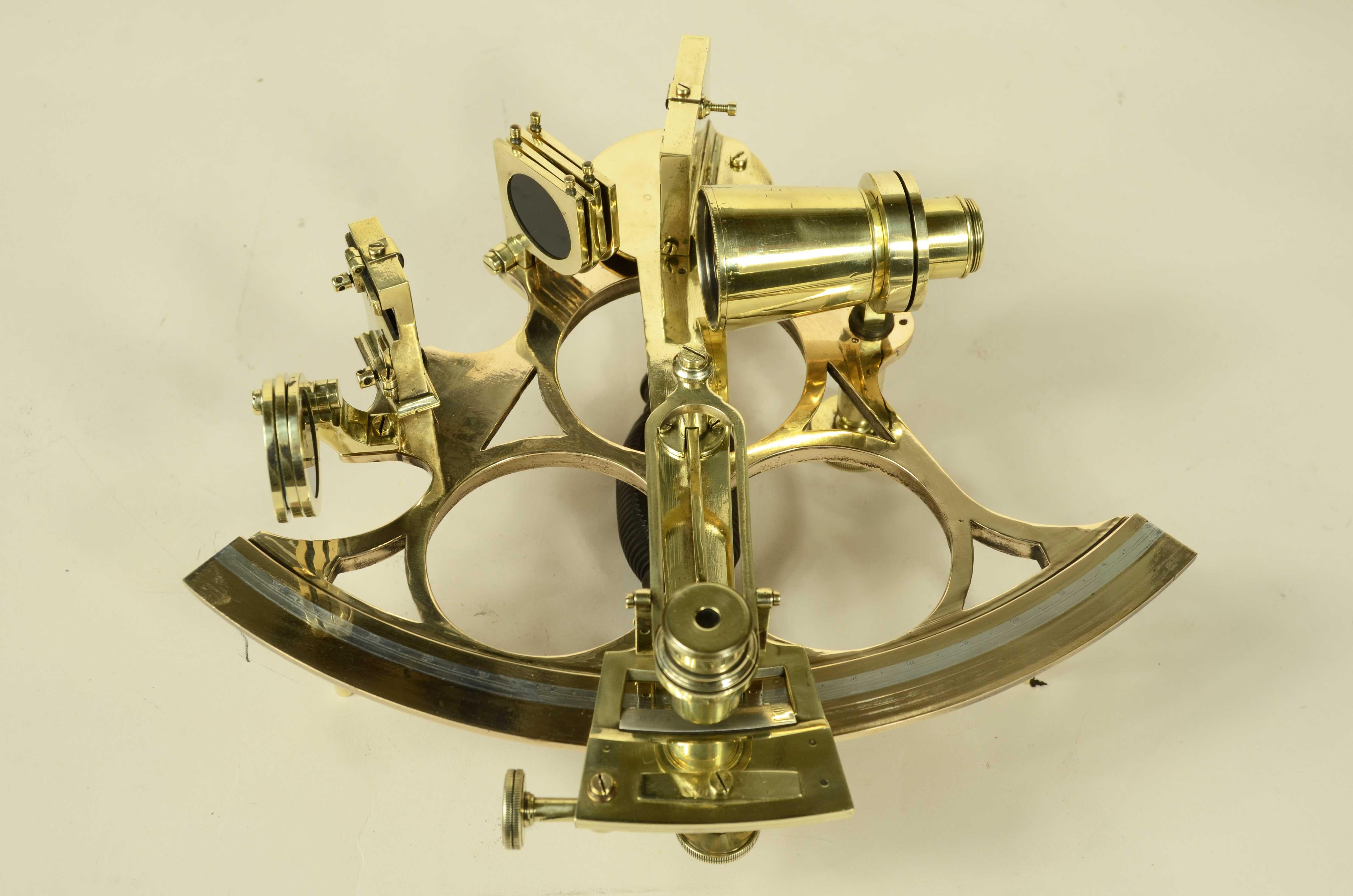 Sestante in ottone firmato B. Cooke & Son Hull della seconda metà del XIX secolo in vendita 10