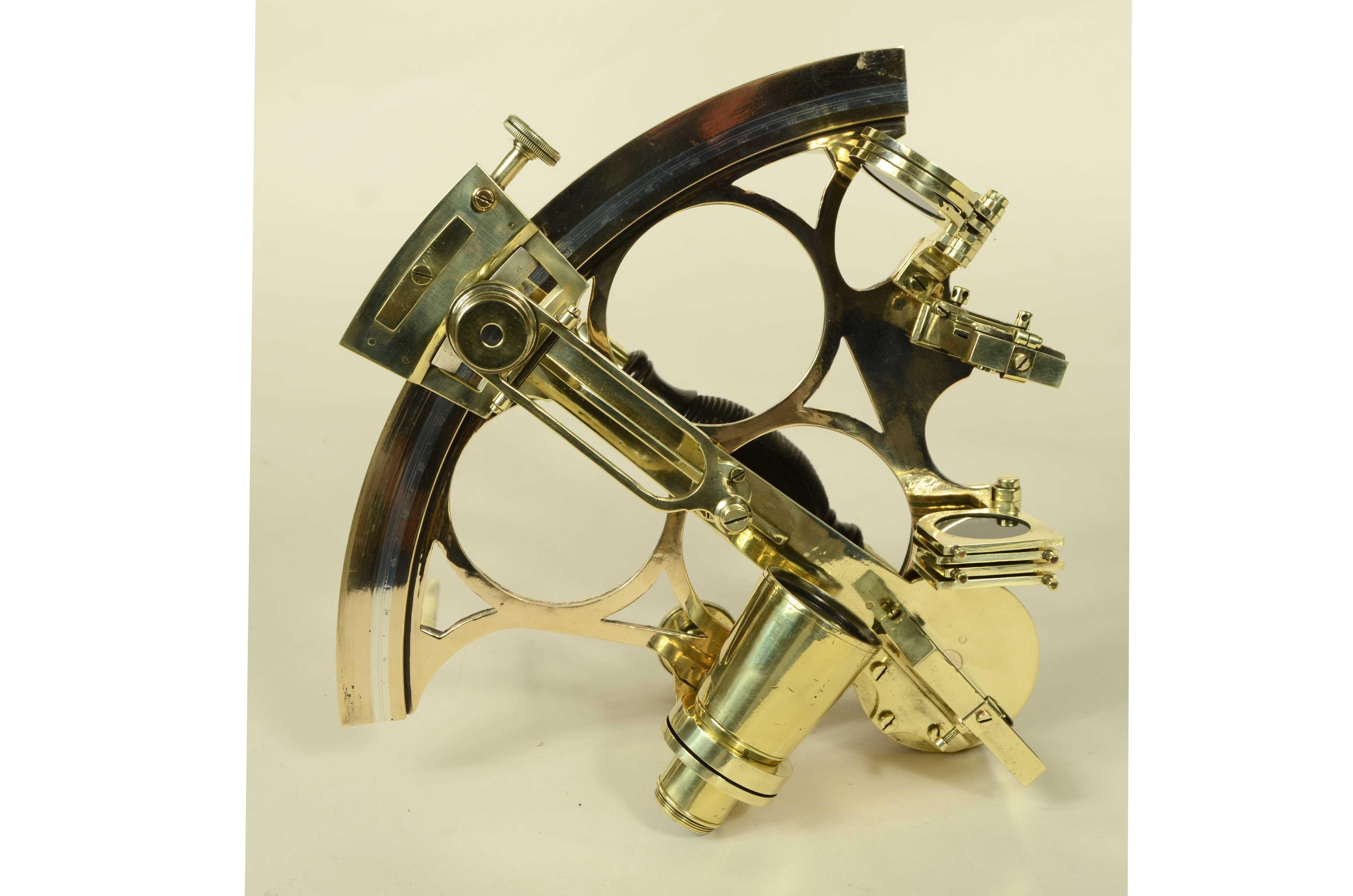 Sestante in ottone firmato B. Cooke & Son Hull della seconda metà del XIX secolo in vendita 11