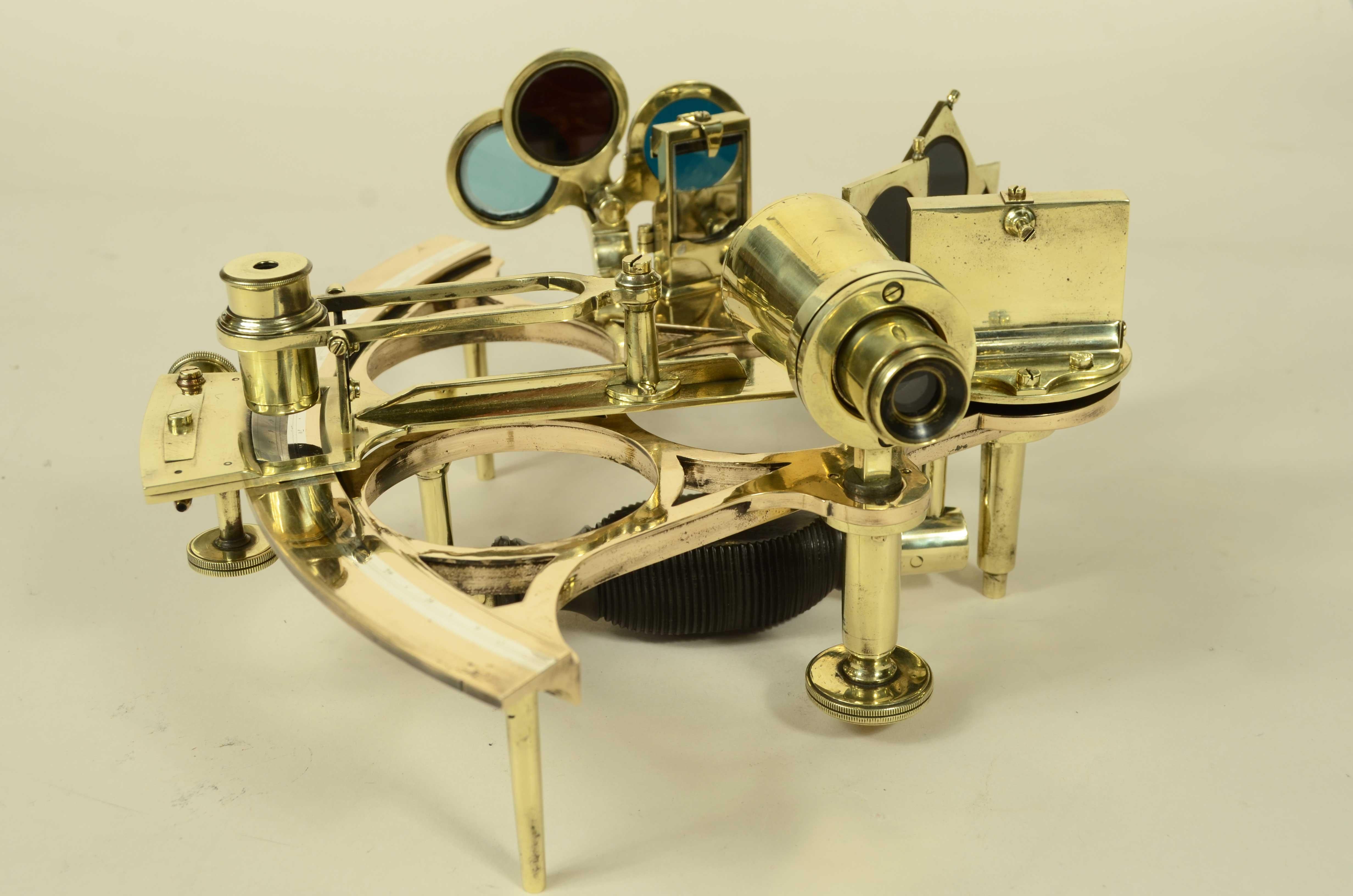 Sestante in ottone firmato B. Cooke & Son Hull della seconda metà del XIX secolo in vendita 12