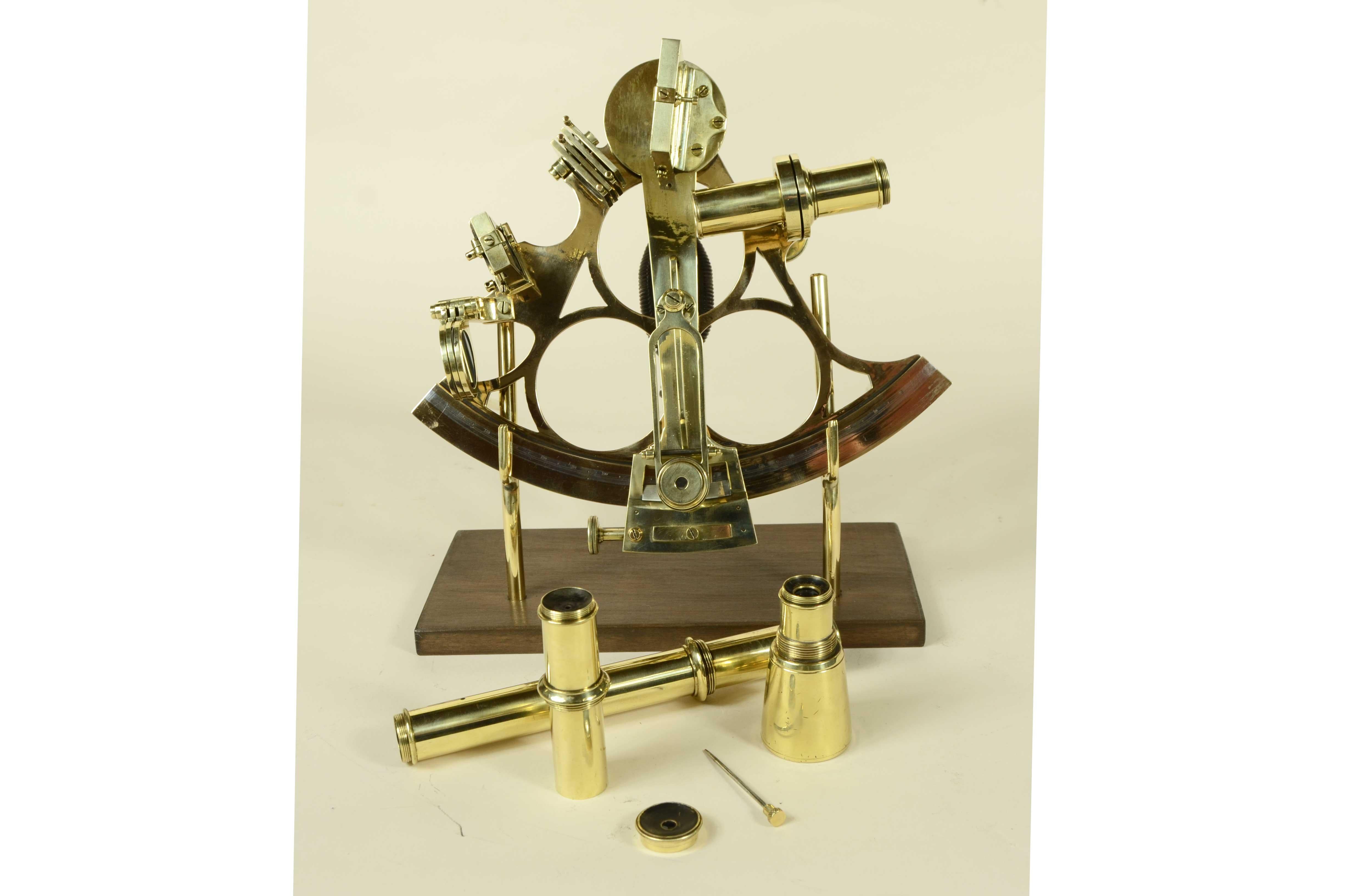 Sestante in ottone firmato B. Cooke & Son Hull della seconda metà del XIX secolo in vendita 3