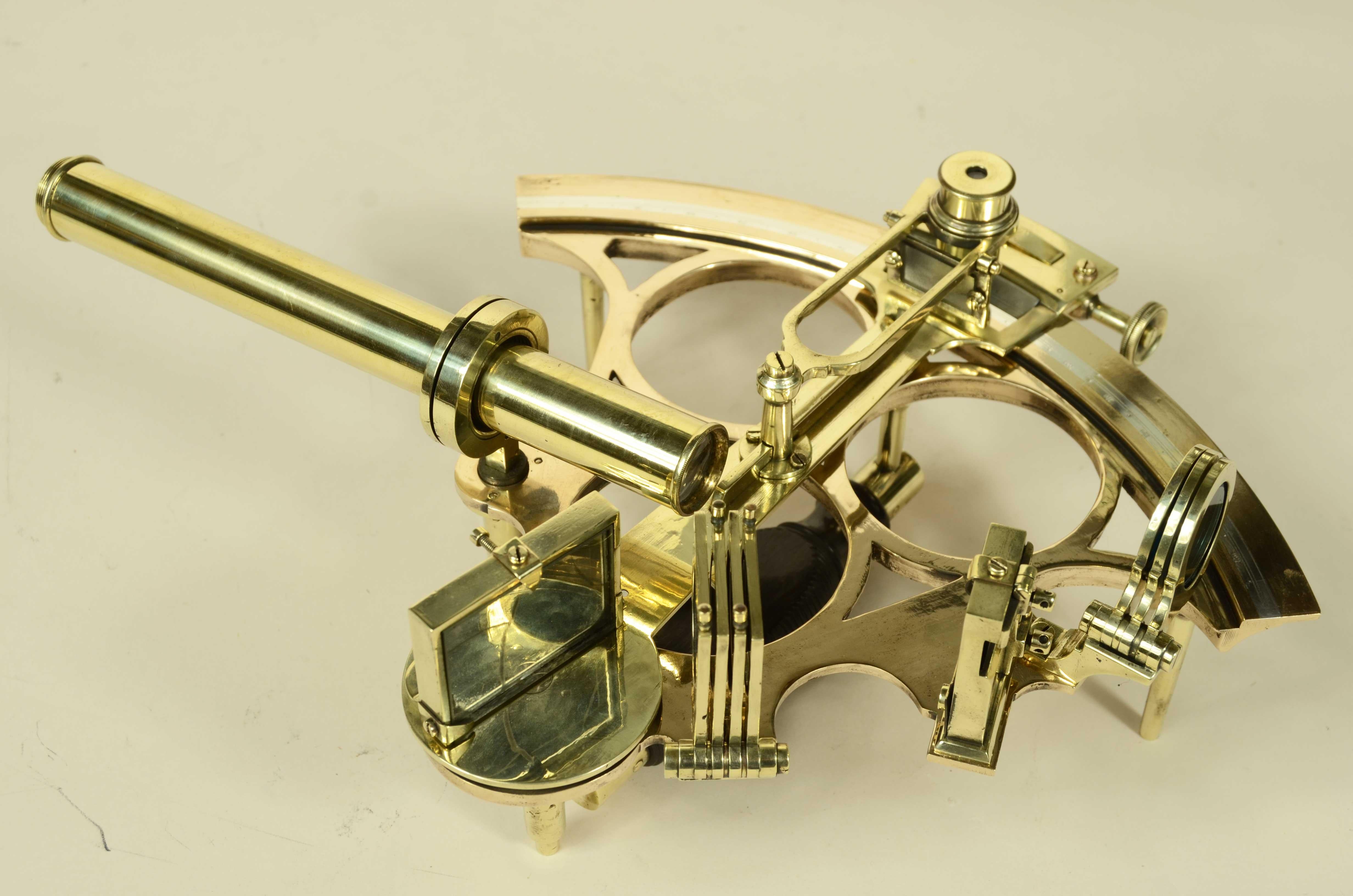Sestante in ottone firmato B. Cooke & Son Hull della seconda metà del XIX secolo in vendita 4