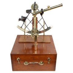Sextant in  brass signed R. Jmme Berlin no. 2578 second  mid 19th Century