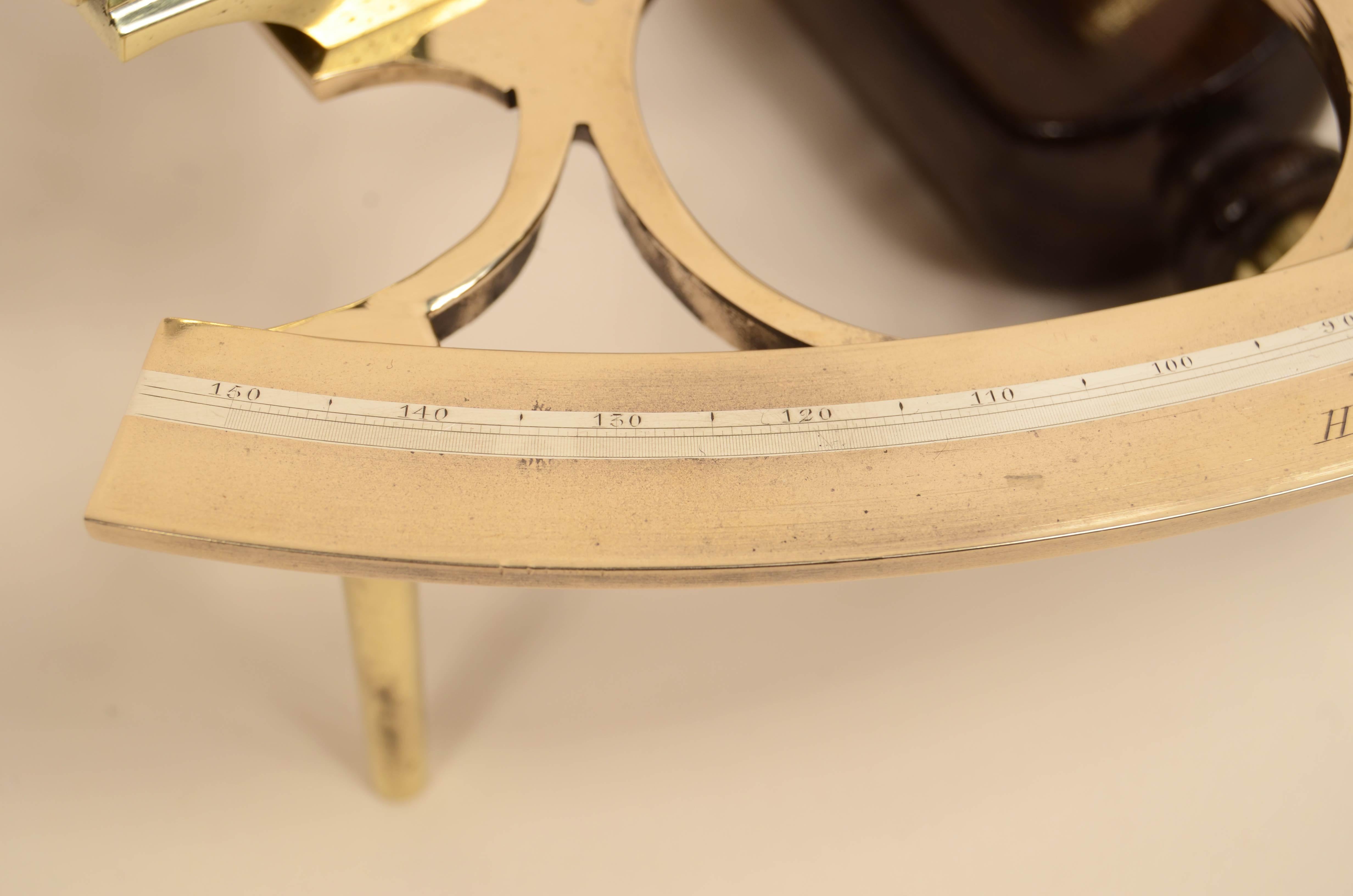 Brass sextant H.G. Blair & Co 53, James St. Cardiff second half of the 19th century 6
