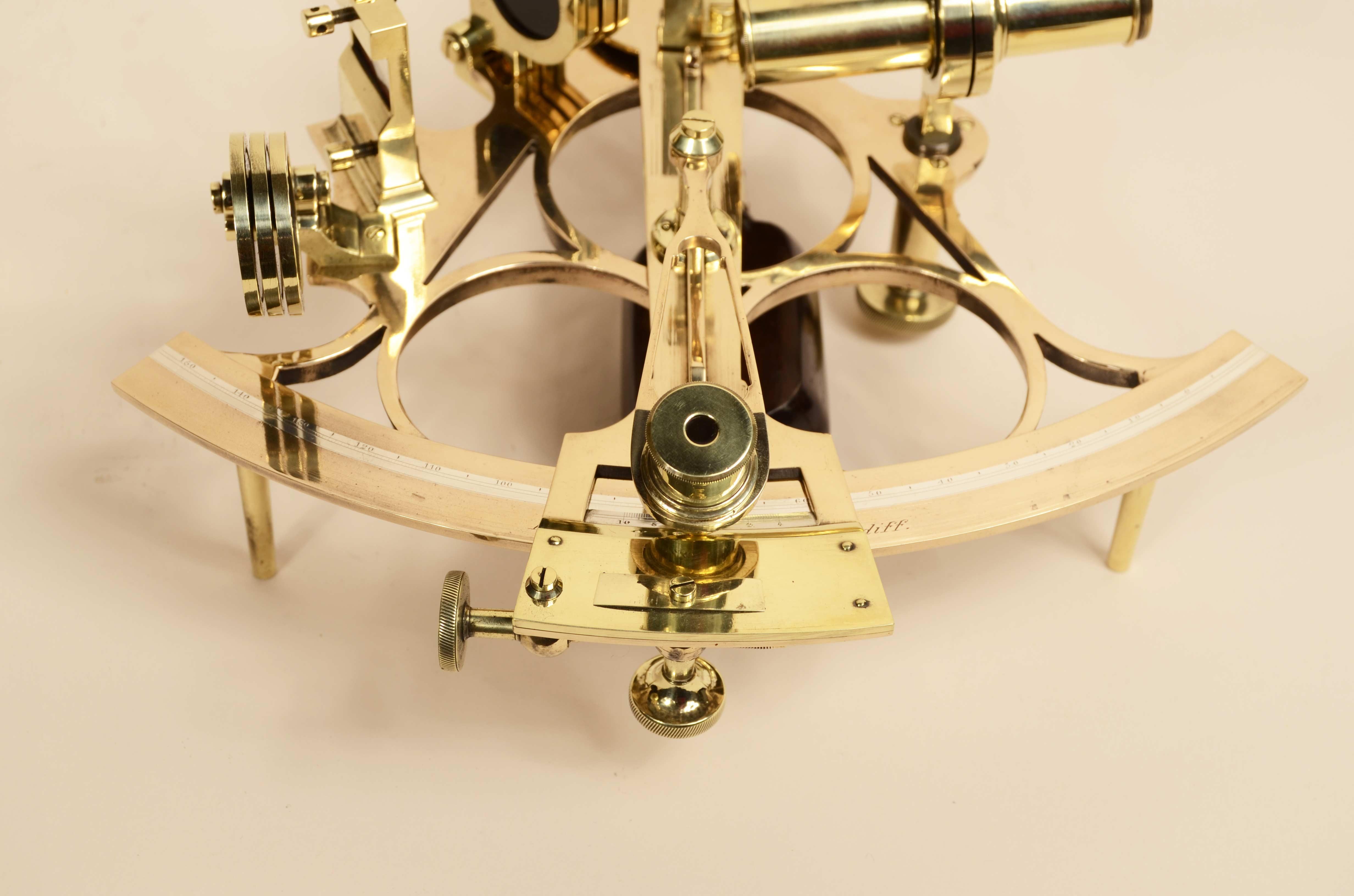 Brass sextant H.G. Blair & Co 53, James St. Cardiff second half of the 19th century 7