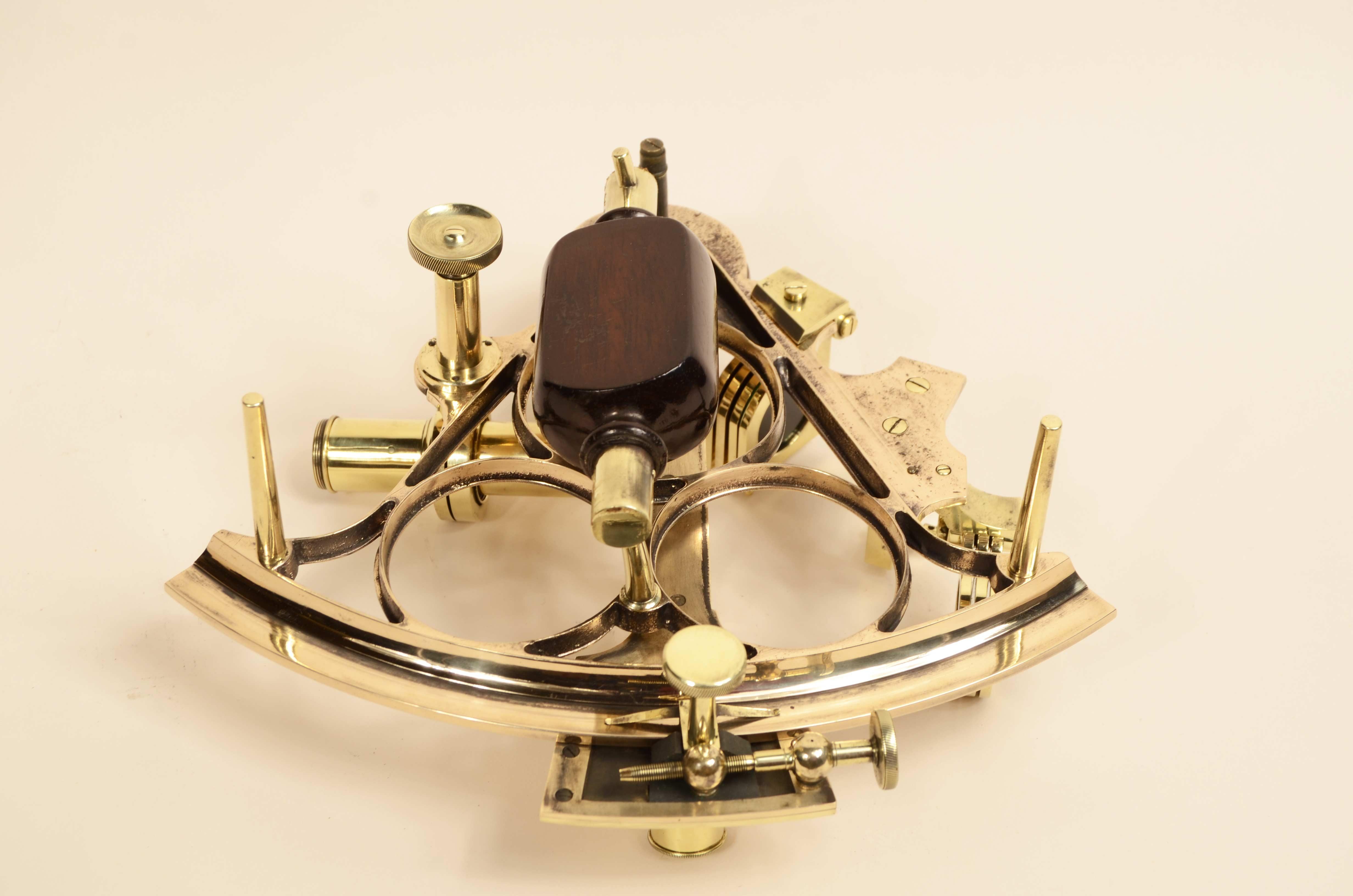 Brass sextant H.G. Blair & Co 53, James St. Cardiff second half of the 19th century 10