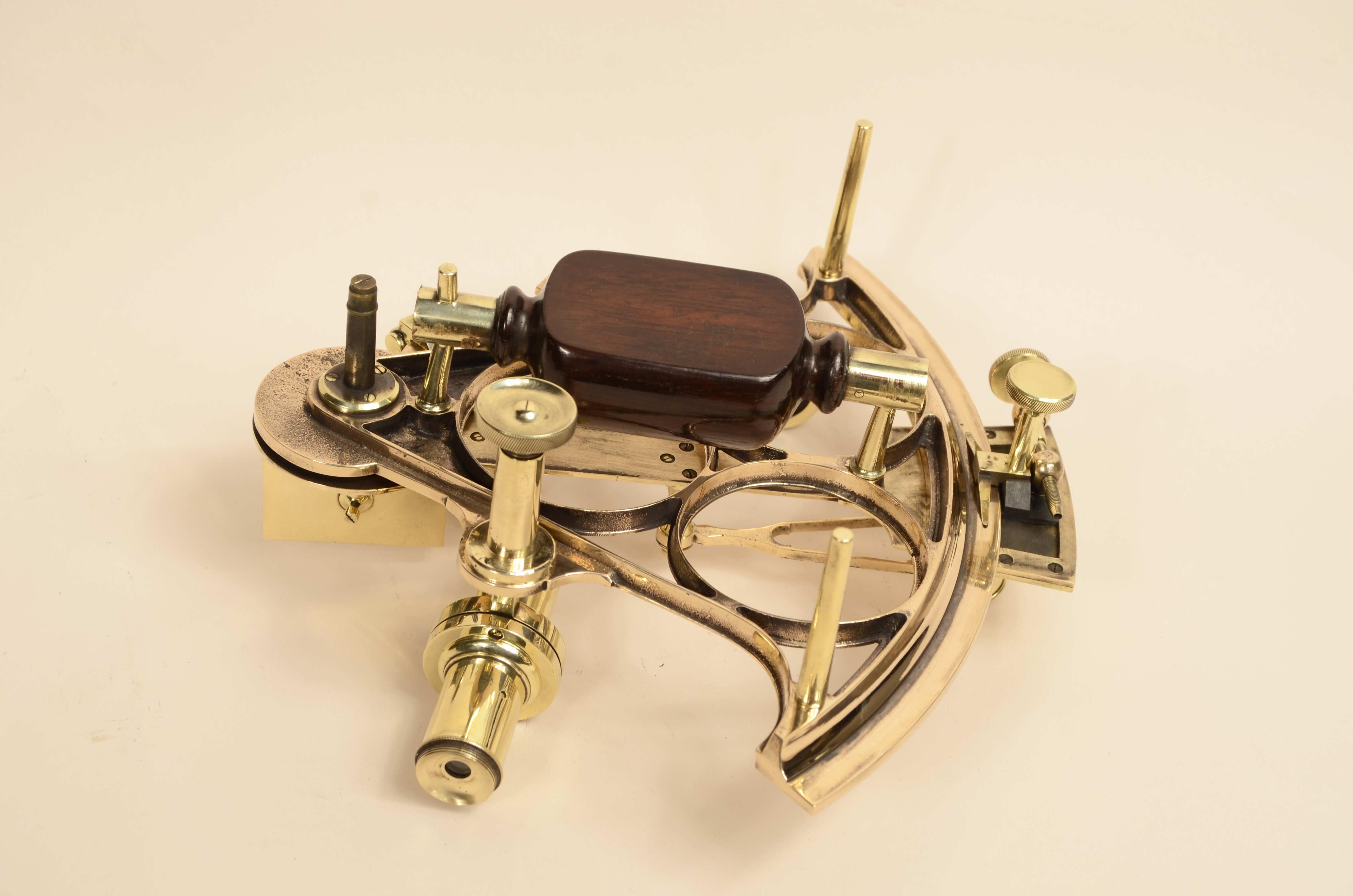 Brass sextant H.G. Blair & Co 53, James St. Cardiff second half of the 19th century 15