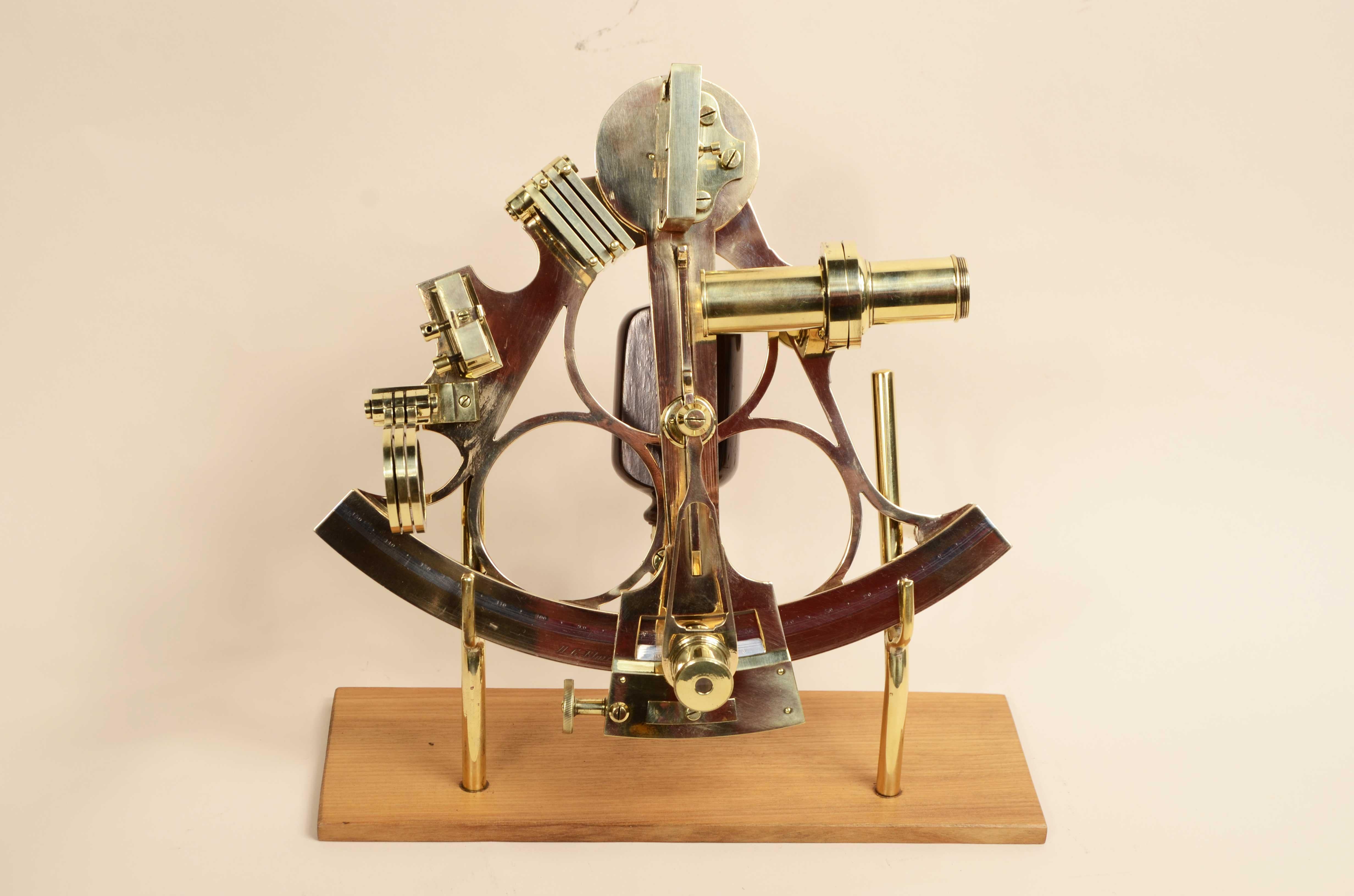 Brass sextant H.G. Blair & Co 53, James St. Cardiff second half of the 19th century 4