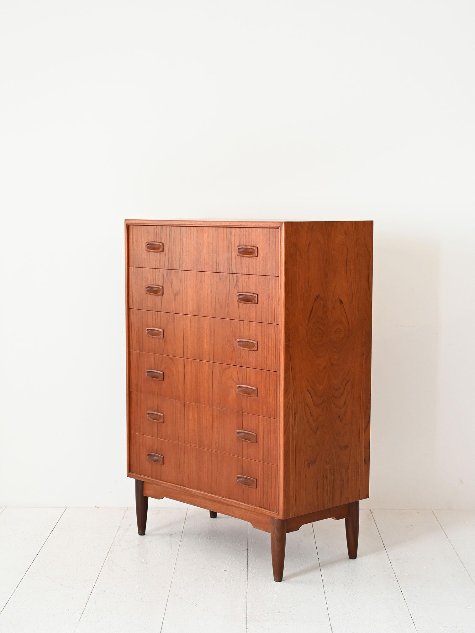 Scandinavian Sestina scandinava vintage in teak anni ’60 in vendita