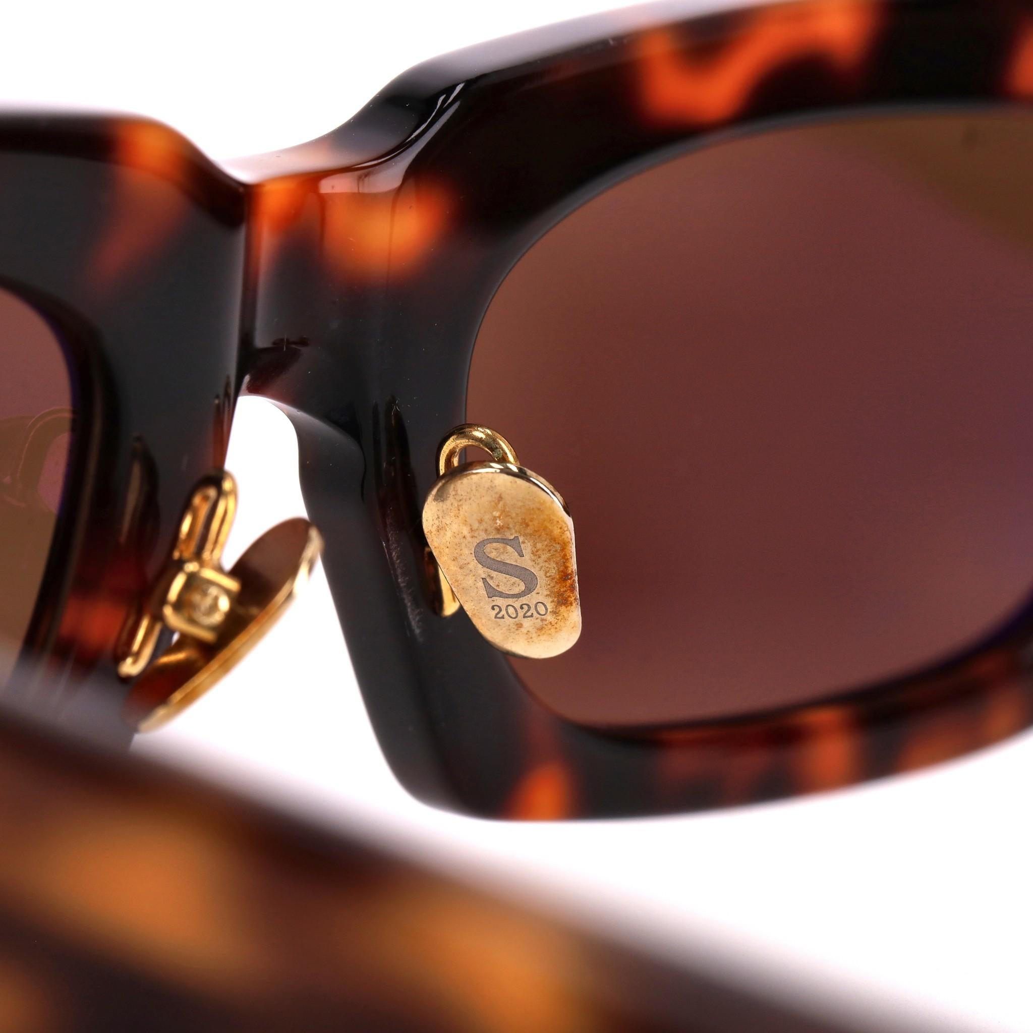 Sestini Tortoiseshell Square Sunglasses 1