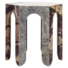 Sesto TSCH Hexagonal Coffee Table in Various Marbles by Bufalini Marmi Sesto TSCH Hexagonal Coffee Table in Various Marbles by Bufalini Marmi