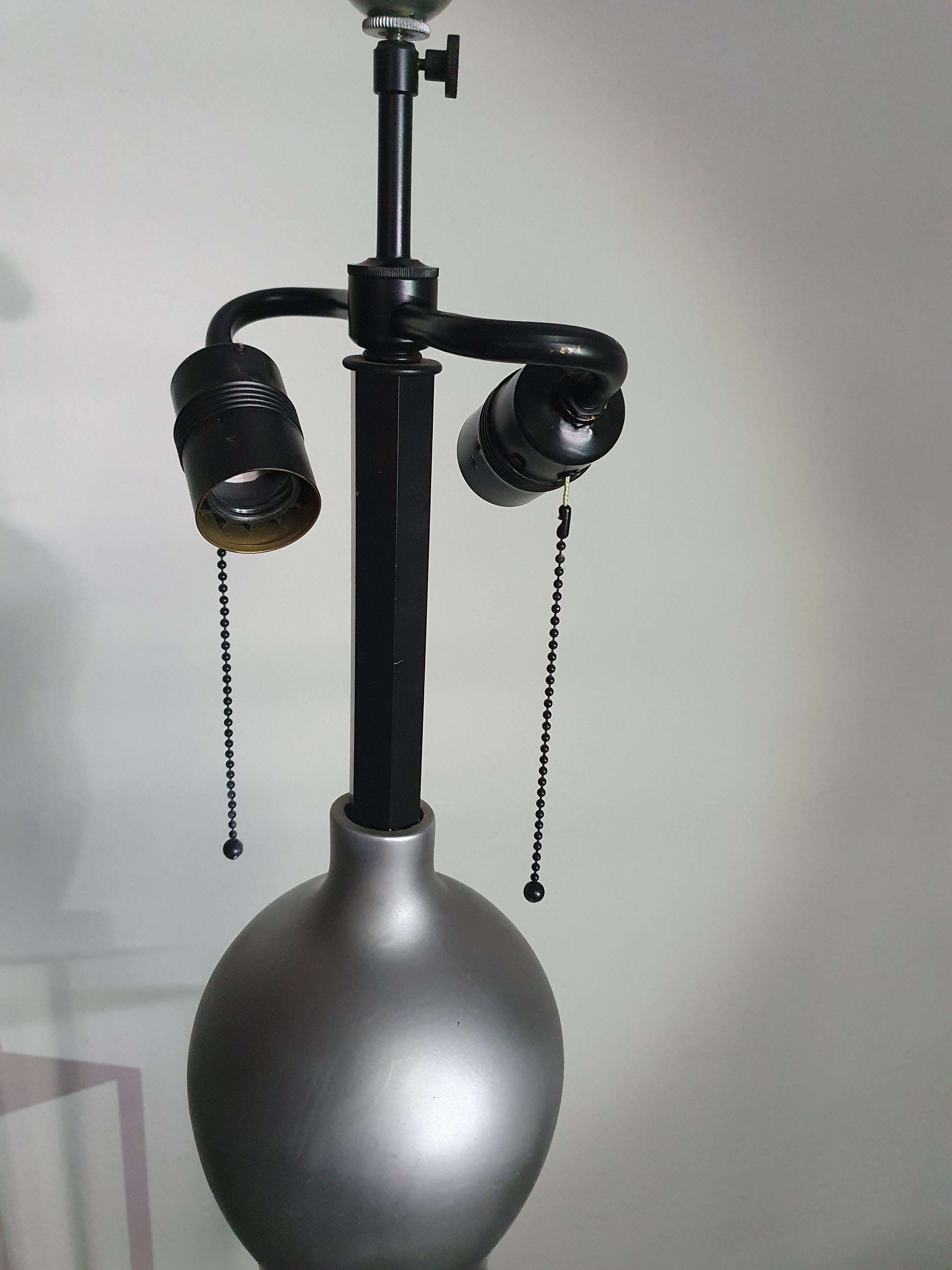 Set 0f 2 Donghia lamps. Model Rafaela by John Hutton For Sale 5